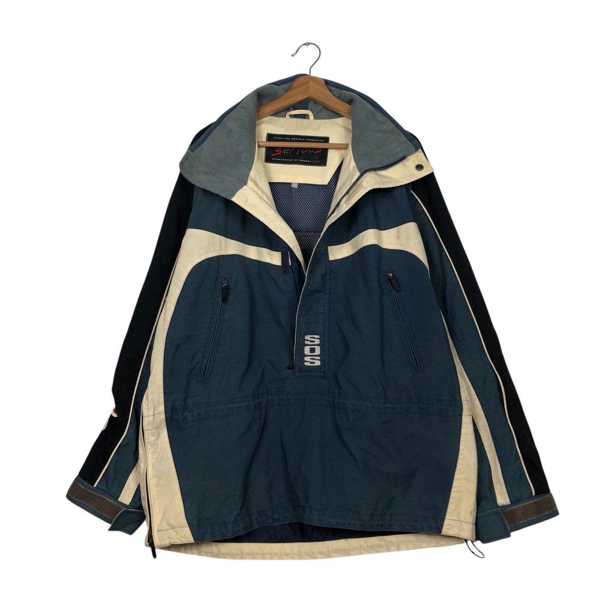 Japanese Brand 📌SOS Sportswear Of Sweden Half Zipper Anorak Jacket Size US M / EU 48-50 / 2 - 12 Thumbnail