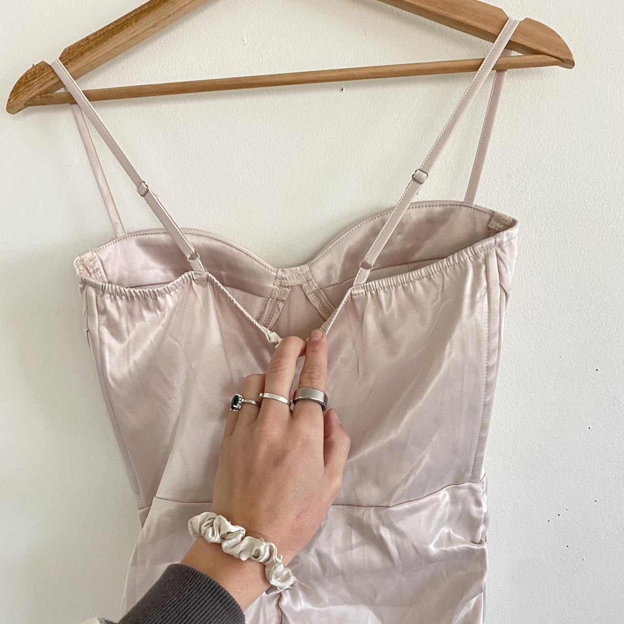 Vintage VINTAGE CREAM BODYCON DRESS SIZE SMALL PARTY STRETCH Size S / US 4 / IT 40 - 7 Thumbnail