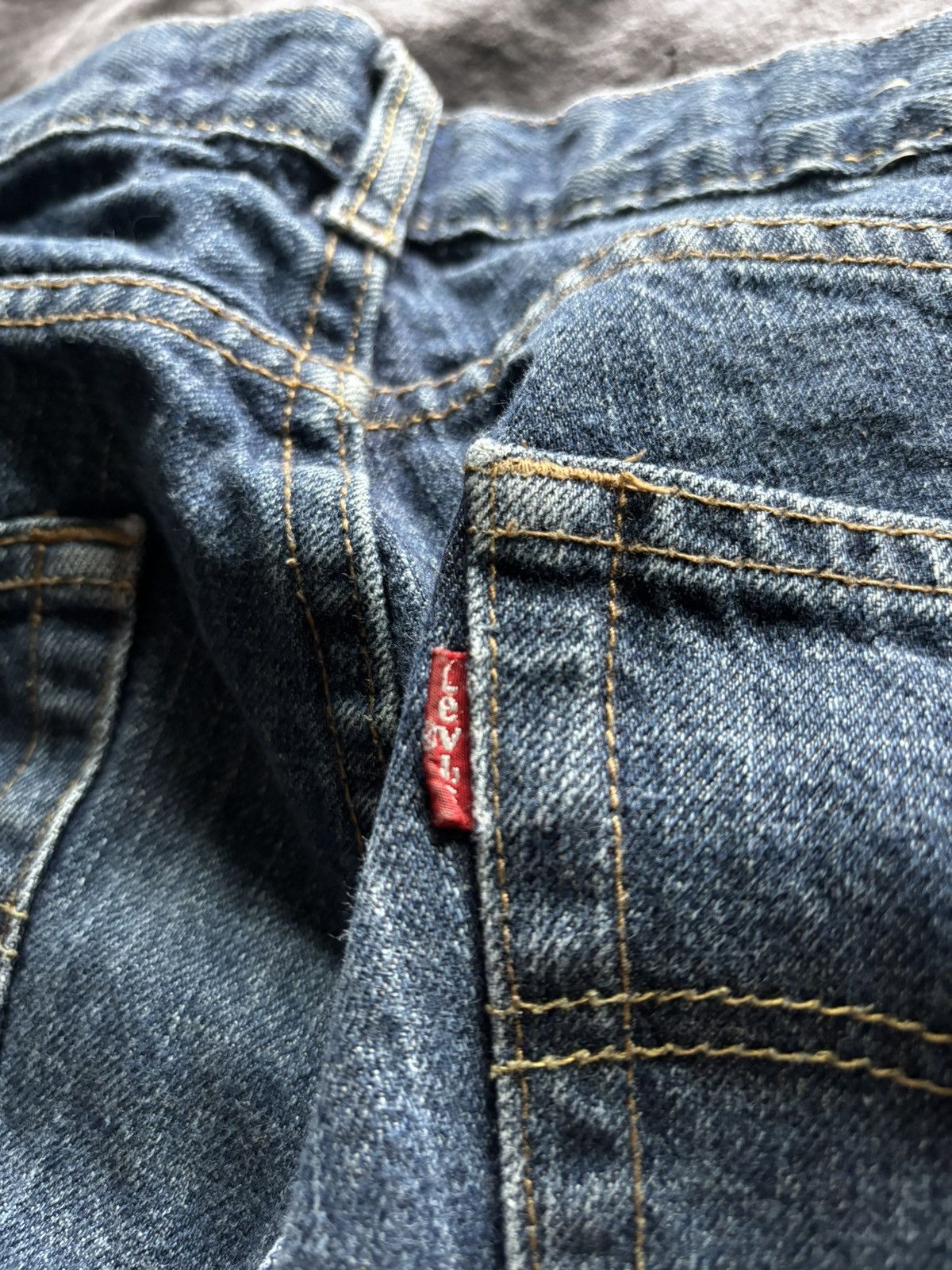 Levi's × Vintage Levis Vinatge 550 relaxed 33X28 Size US 33 - 4 Thumbnail