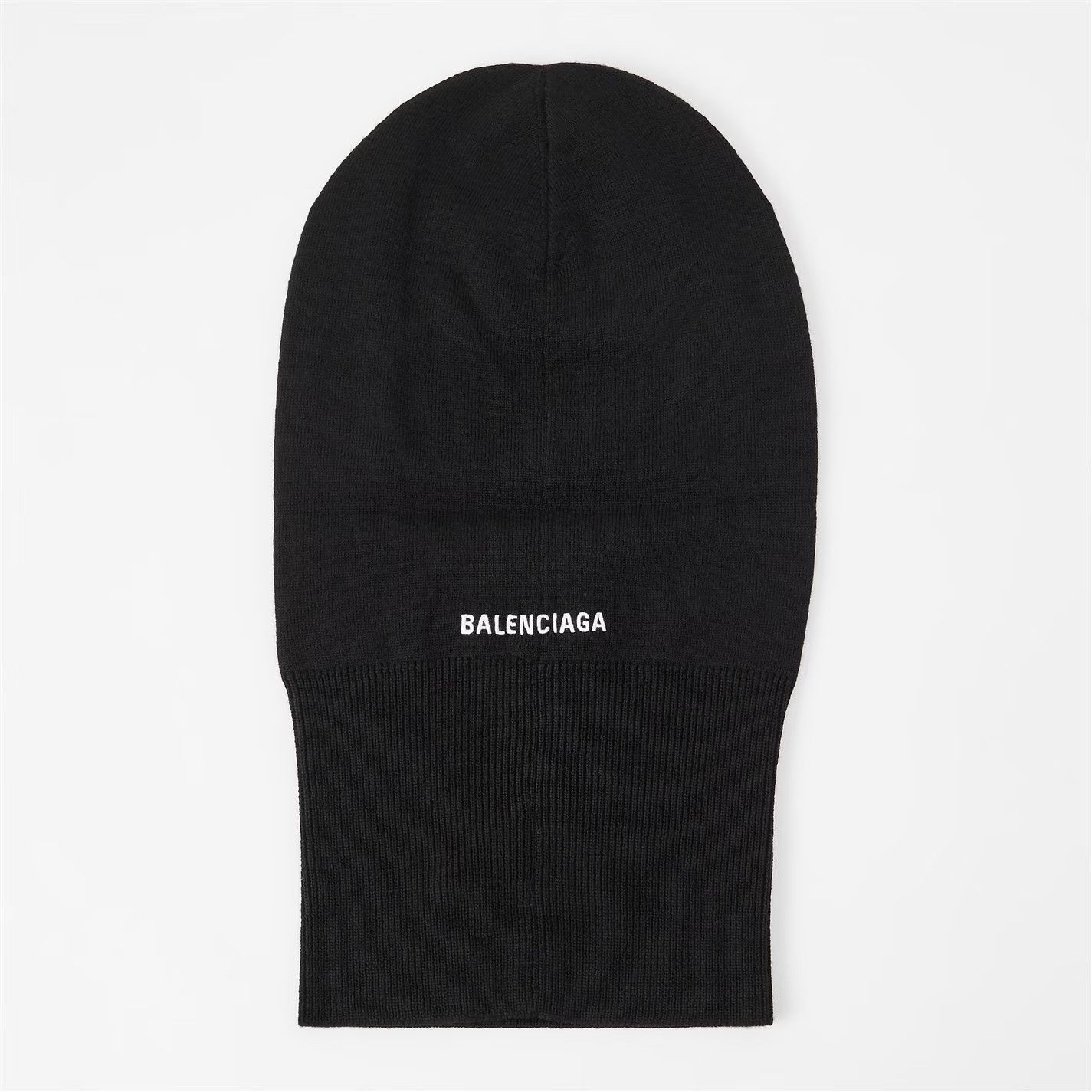 Balenciaga o1g2r1mq0226 Size: 1 / Cold Weather Balaclava In Black Size ONE SIZE - 2 Thumbnail