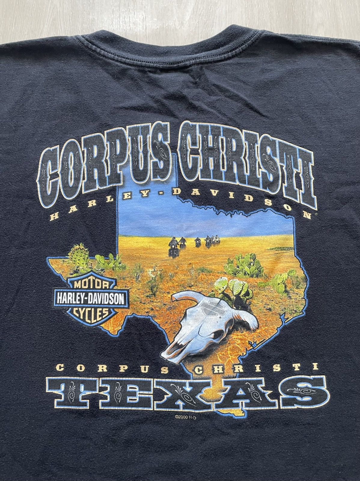 Harley Davidson Vintage Y2K Harley Davidson Corpus Christi Texas Sz 2XL Size US XXL / EU 58 / 5 - 4 Thumbnail