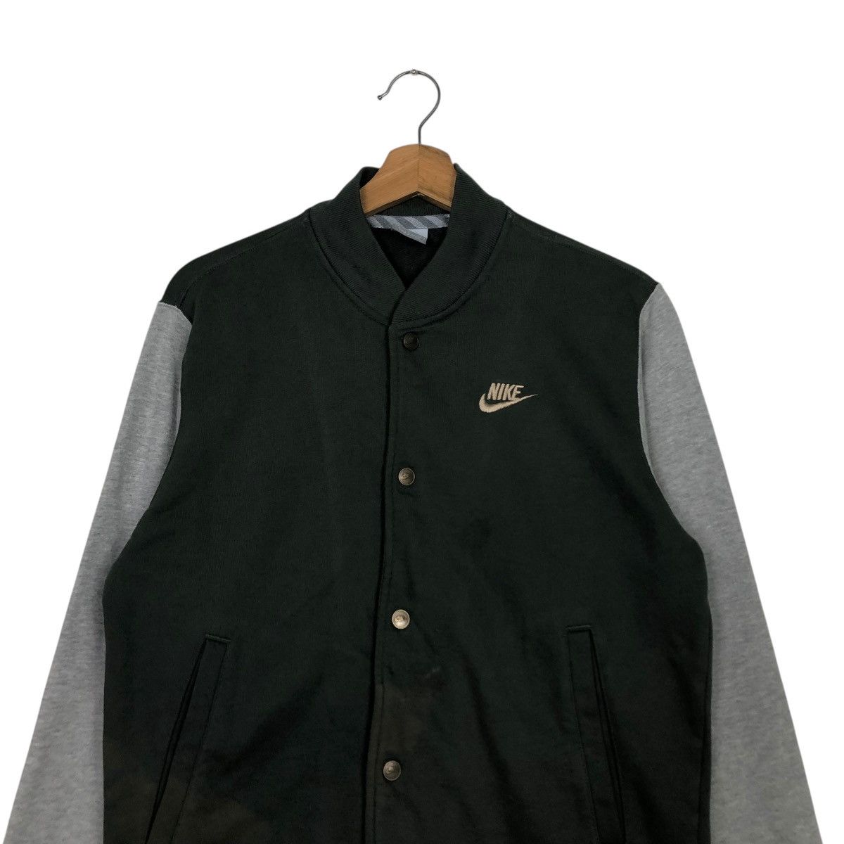 Nike 🔥VINTAGE BOMBET VARSITY JACKET NIKE SPORTSWEAR BIG LOGO Size US S / EU 44-46 / 1 - 5 Thumbnail