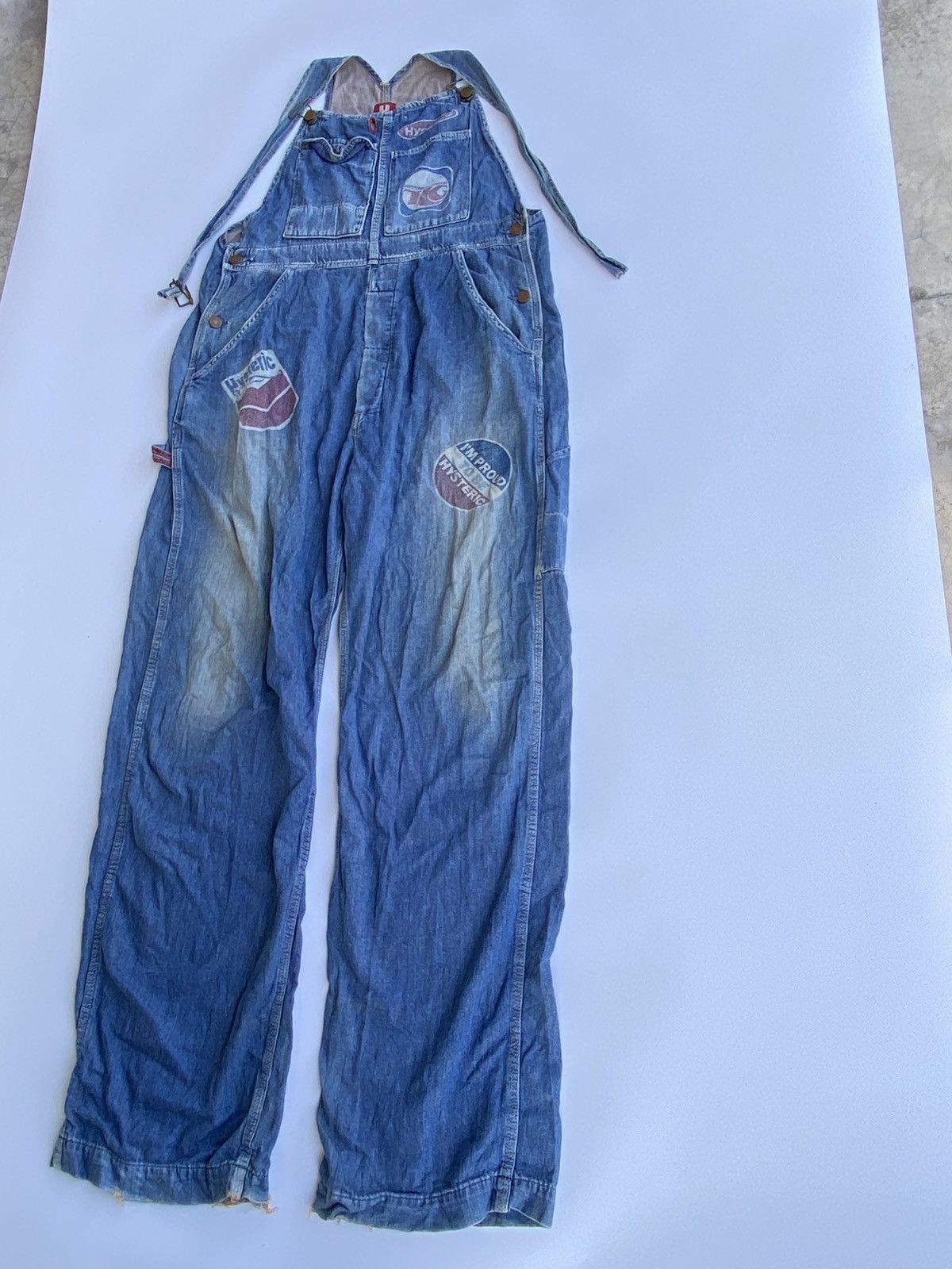 Other Vintage Hysteria Glamour Overalls Patchwork Clothing Blue M Size 32" / US 10 / IT 46 - 2 Thumbnail