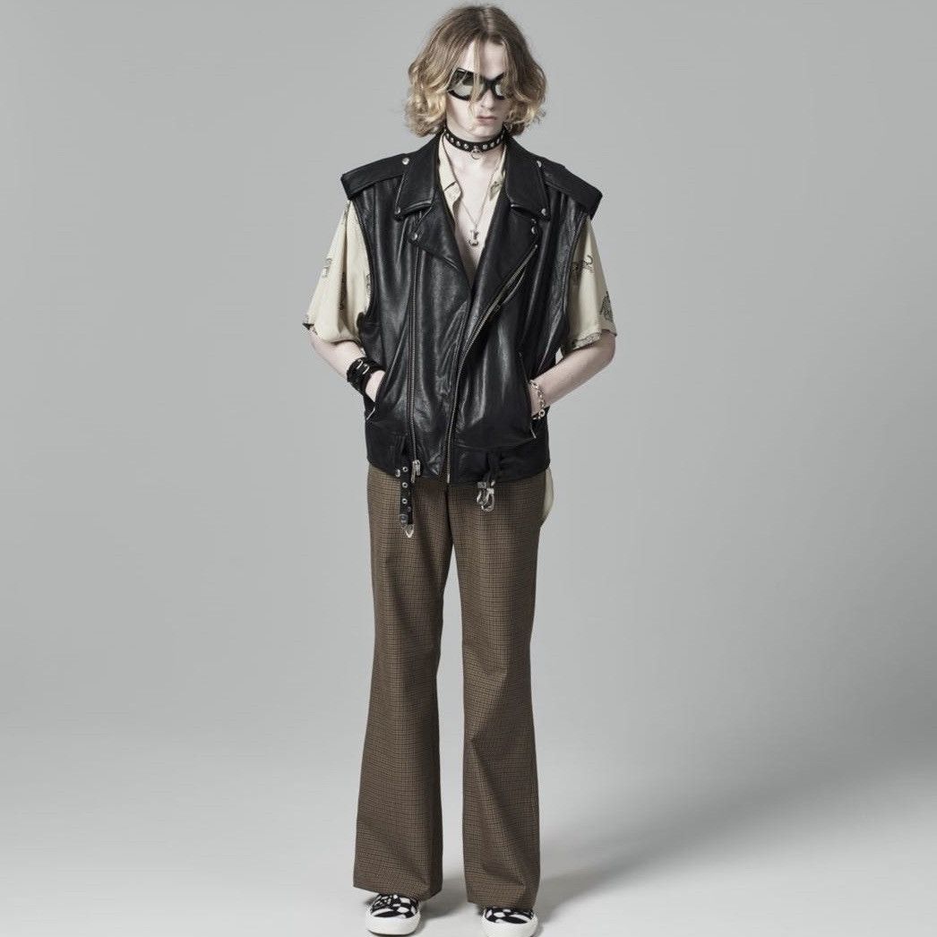 Celine CELINE BY HEDI SLIMANE 22SS COSMIC CRUISER FLARED TROUSERS Size 44R - 2 Thumbnail