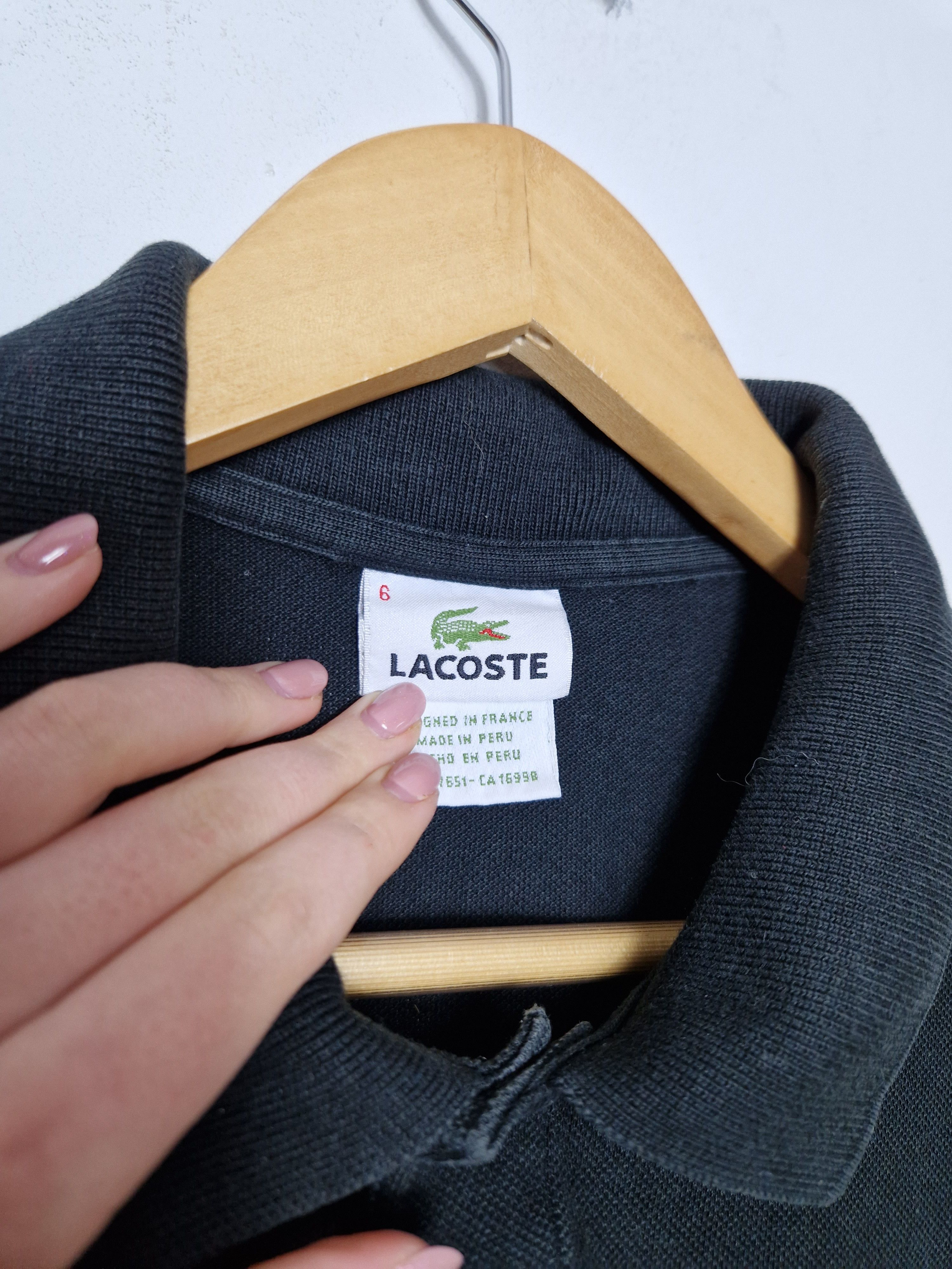 Lacoste Lacoste black polo tee Size US XL / EU 56 / 4 - 5 Thumbnail