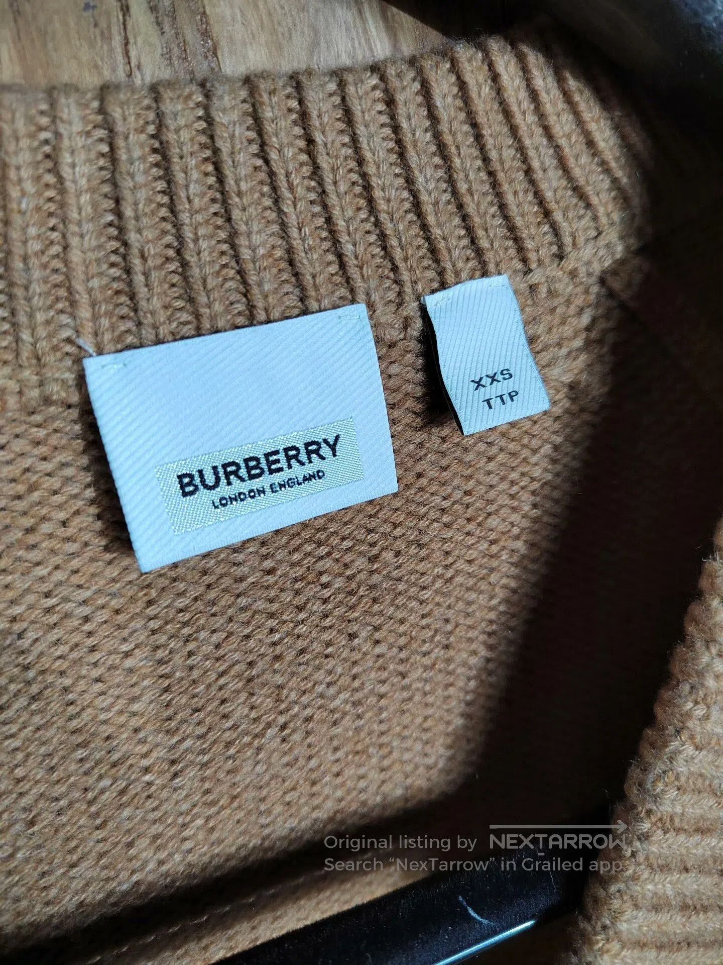 Burberry Burberry Diamond Patterned Knit Sweater. Size US XXS / EU 40 - 3 Thumbnail