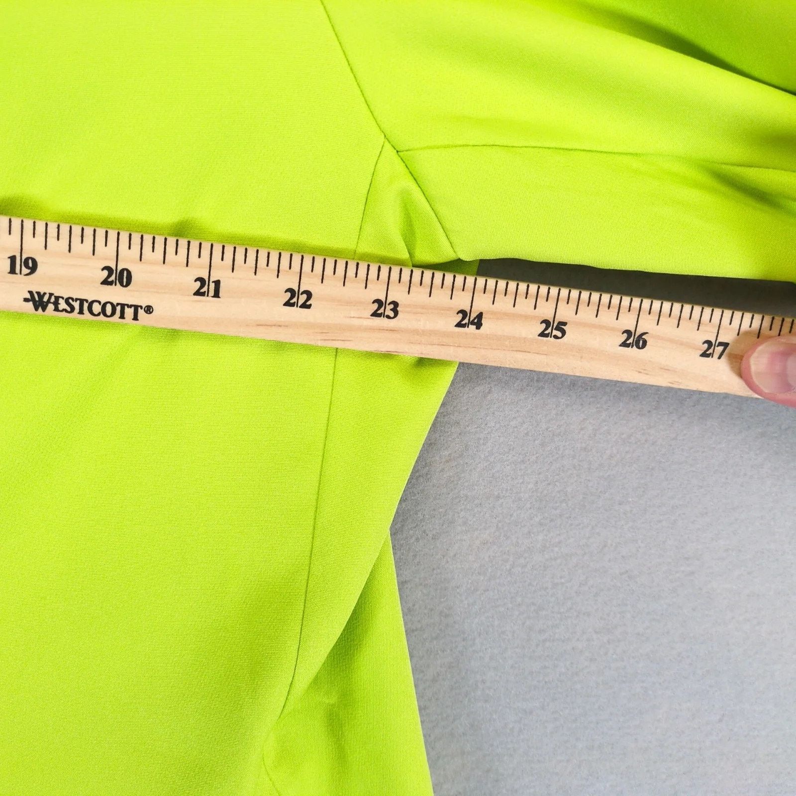 Shein Shein Curve Neon Lime Longline Blazer Jacket Women's 3XL Size 3XL / US 20-22 - 5 Thumbnail
