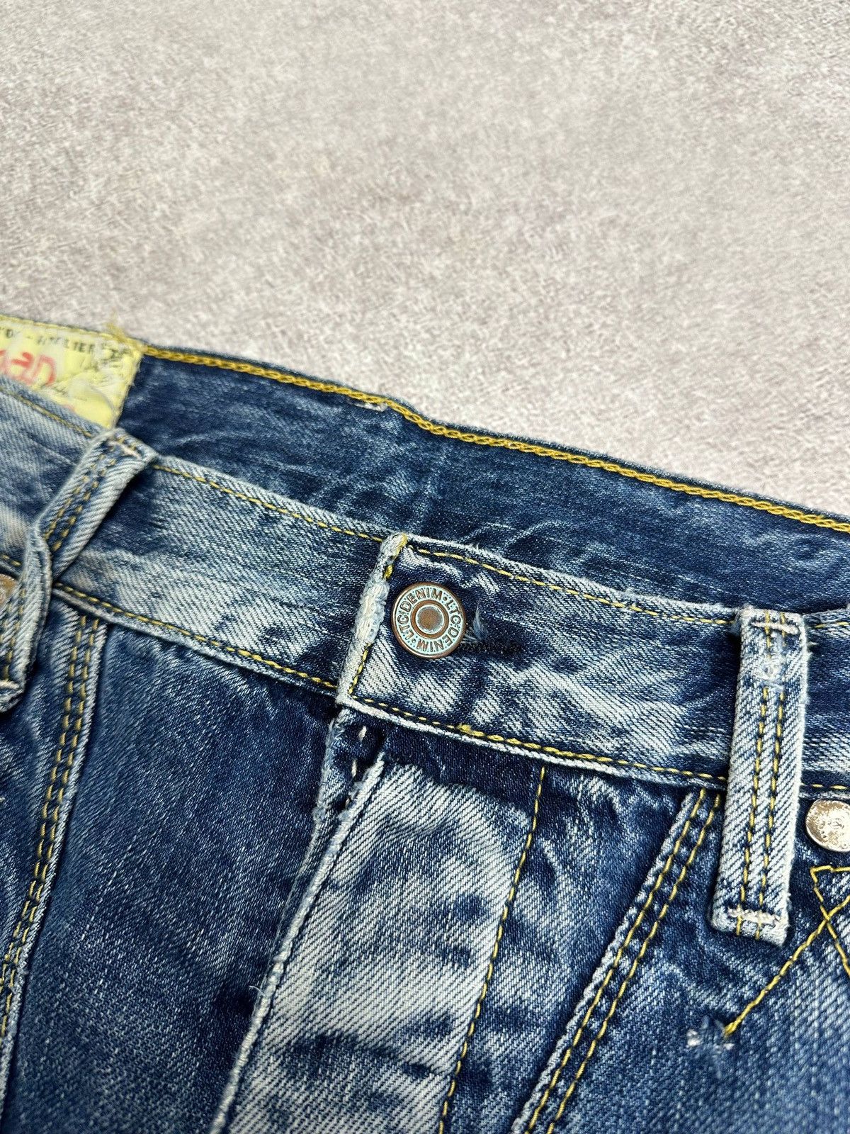 Japanese Brand Vintage Japrag Japanese Grunge Avantgarde Baggy Jeans Rare Size US 30 / EU 46 - 6 Thumbnail