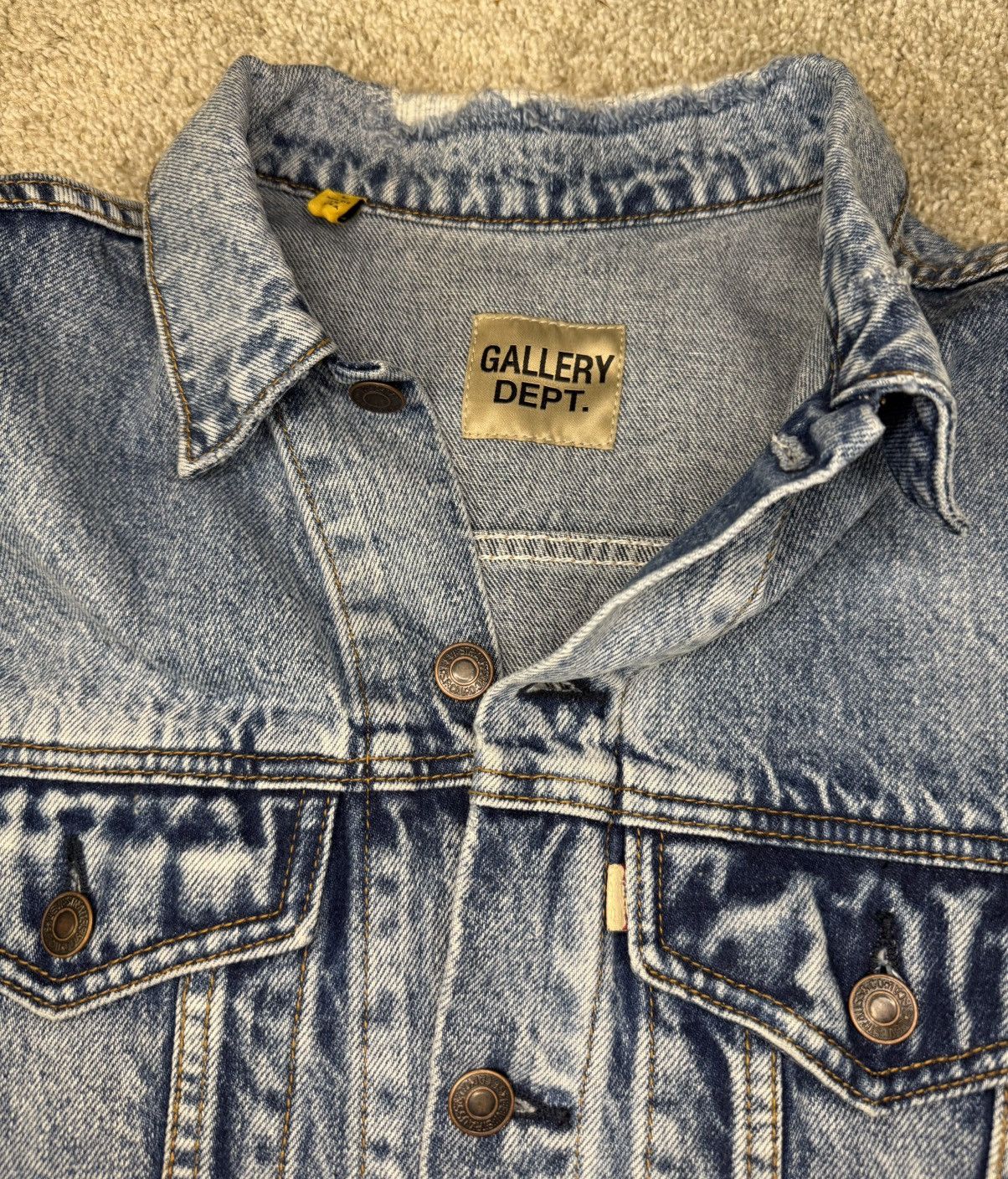 Gallery Dept. Gallery Dept. Andy Denim Jacket Size US L / EU 52-54 / 3 - 4 Thumbnail