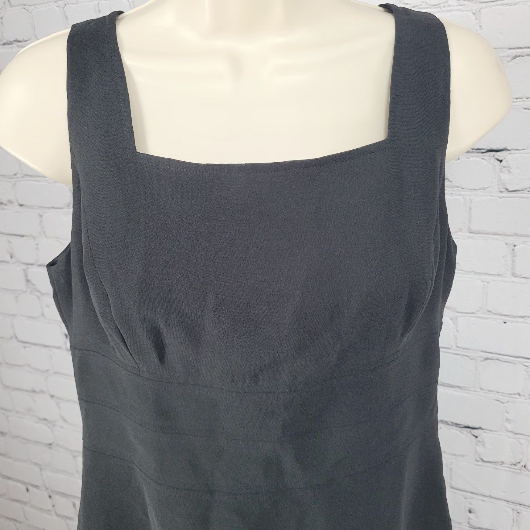ann taylor black sleeveless dress Ann Taylor Women's Black Asymmetrical Faux Tie Front Sleeveless Dress –  Bear Canyon Trading Post
