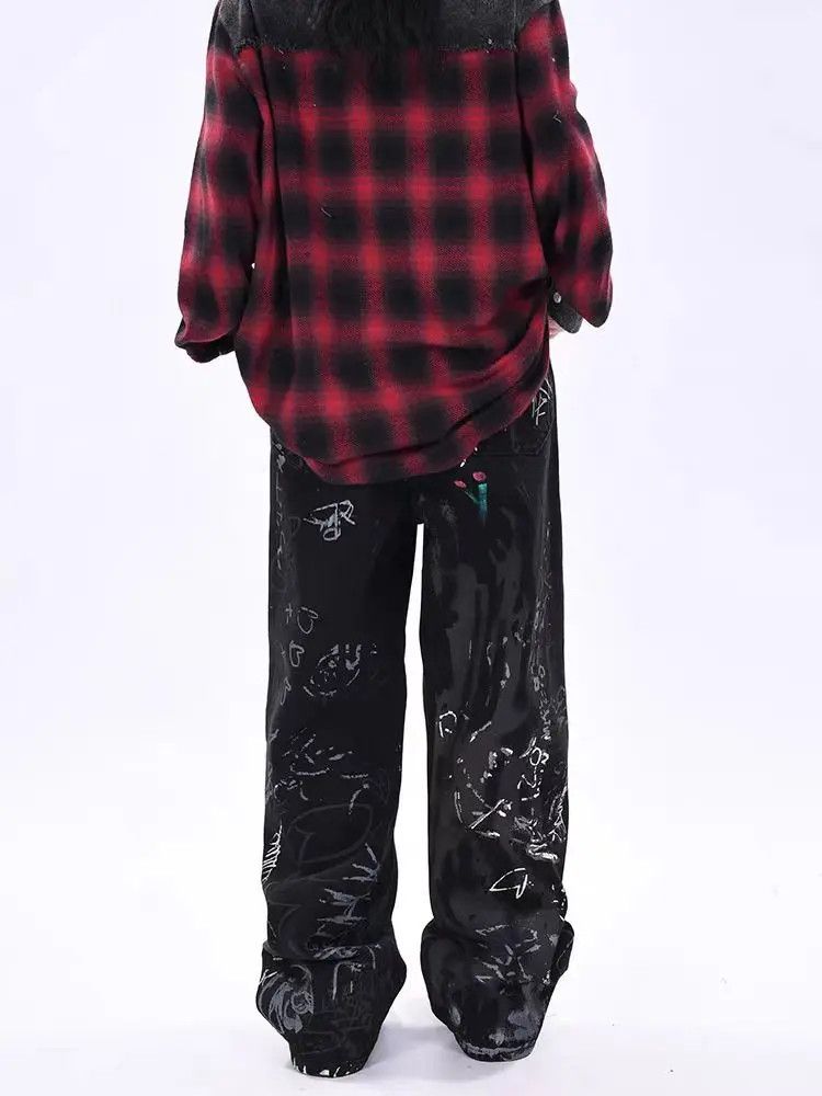 Designer × Japanese Brand Vintage Streetwear Hip Hop Loose Casual Pants Size US 33 - 2 Thumbnail
