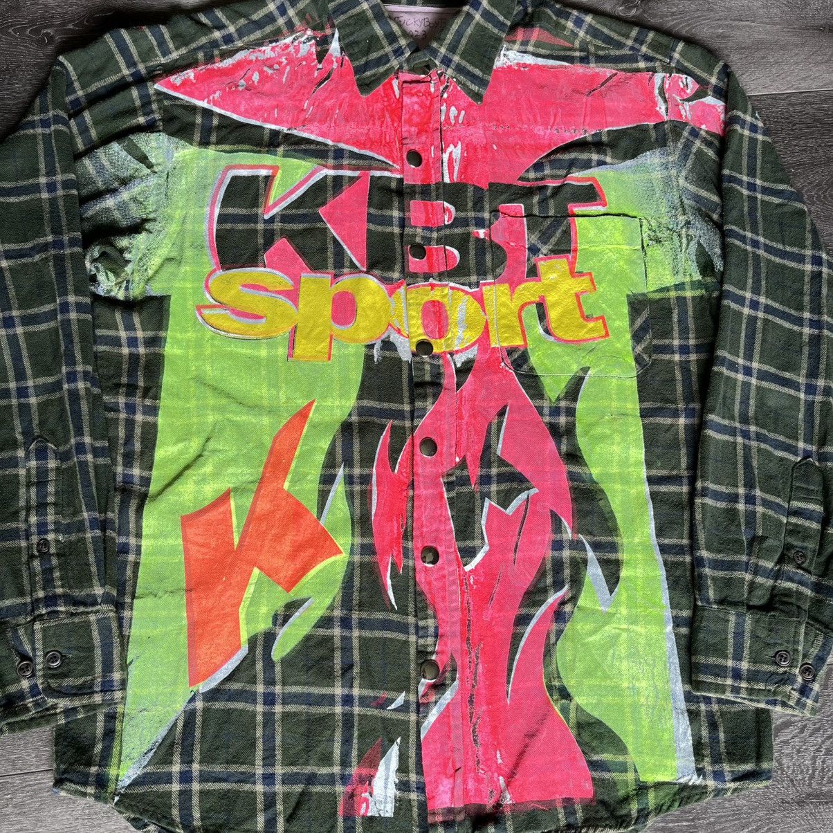 Kentucky Boy Tyler Kentucky Boy Tyler MotoX Sport Flannel Button Up Shirt Logo Size US M / EU 48-50 / 2 - 3 Thumbnail