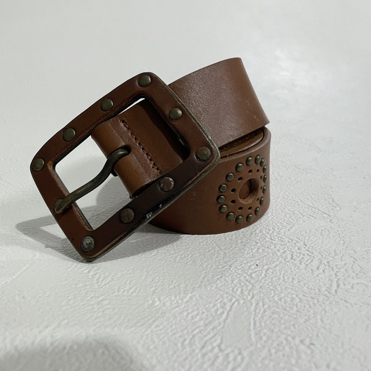 Marlboro Classics Vintage Y2k Studded Marlboro Classics leather belts Size ONE SIZE - 1 Thumbnail