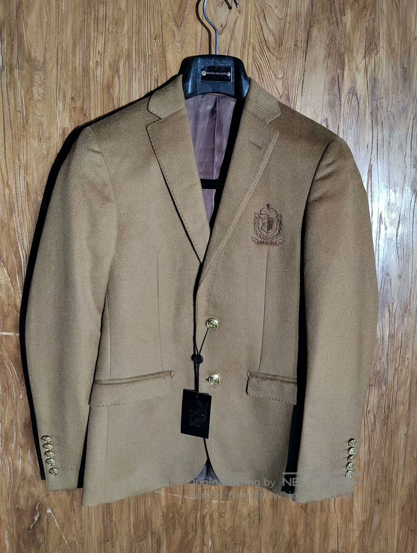Japanese Brand Handmade Italian Cashmere Suit Jacket. Size US S / EU 44-46 / 1 - 1 Thumbnail