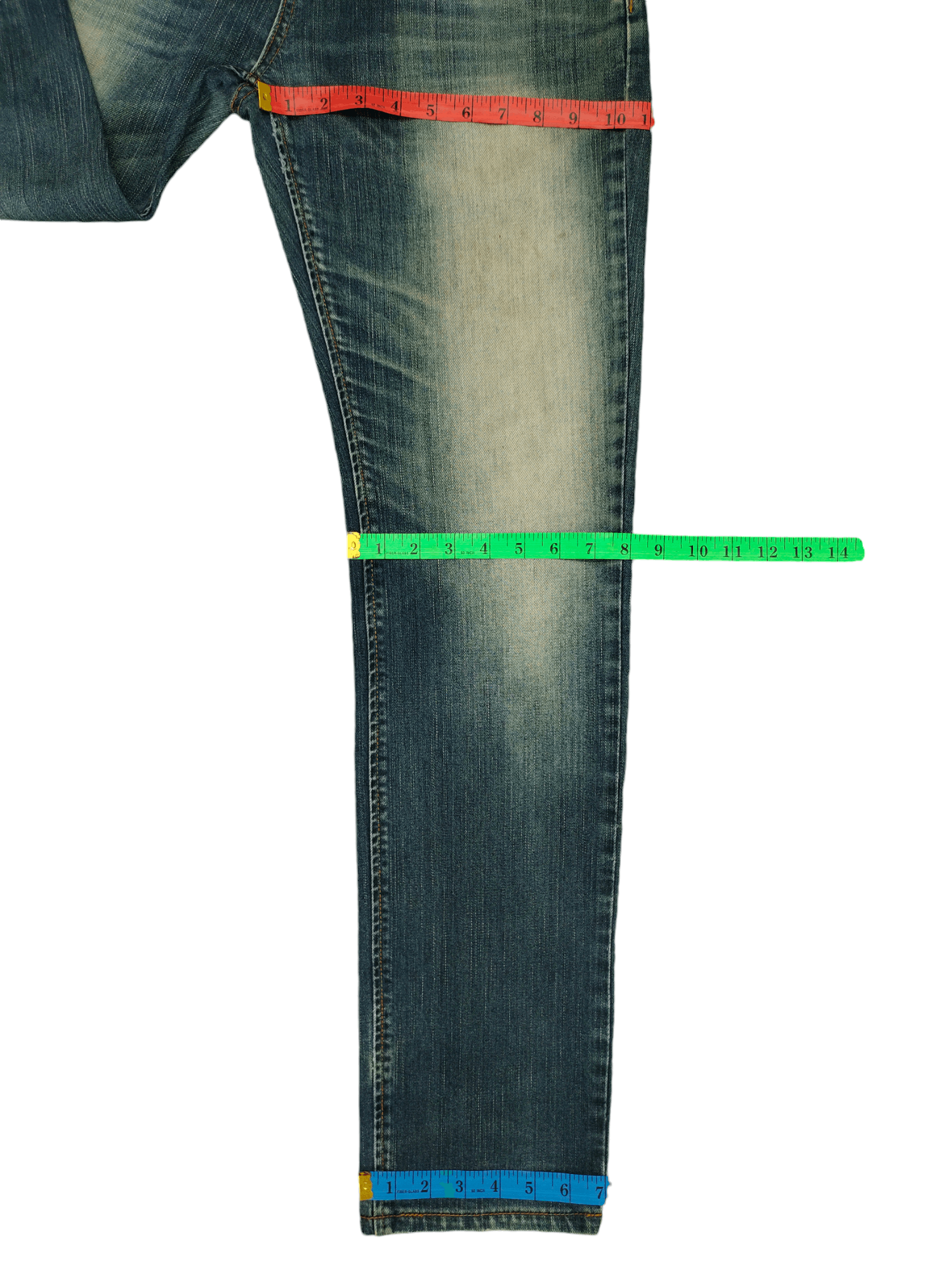 Just Cavalli Just Cavalli Distress Faded Denim Jeans Size US 31 - 11 Thumbnail