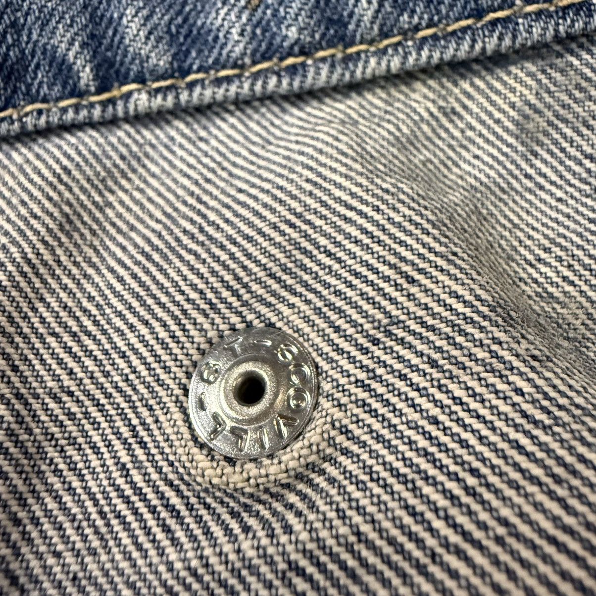 Japanese Brand Rare Vintage 70s Overall Houston Carpenter Washed Denim Size US 32 / EU 48 - 14 Thumbnail