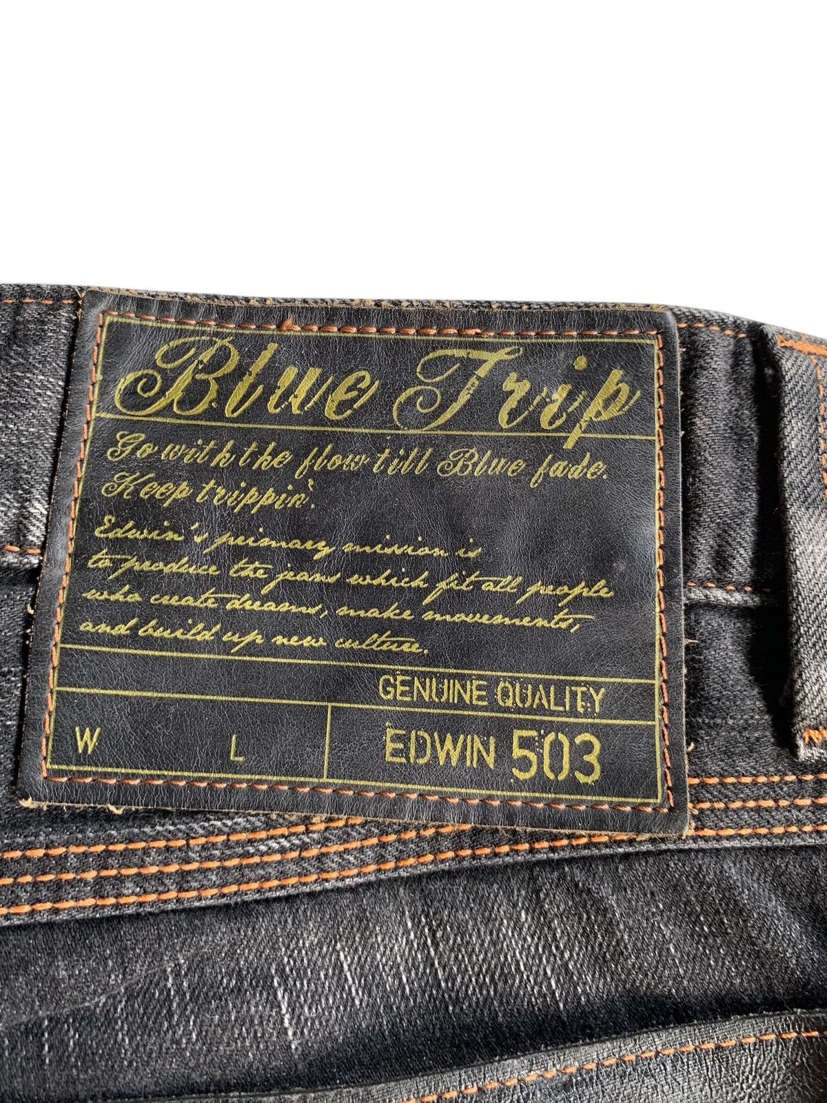 Edwin × If Six Was Nine × Kapital EDWIN 503 NAVAJO STYLE FADED & RUSTY MUDMAX DISTRESSED DENIM Size US 31 - 14 Thumbnail