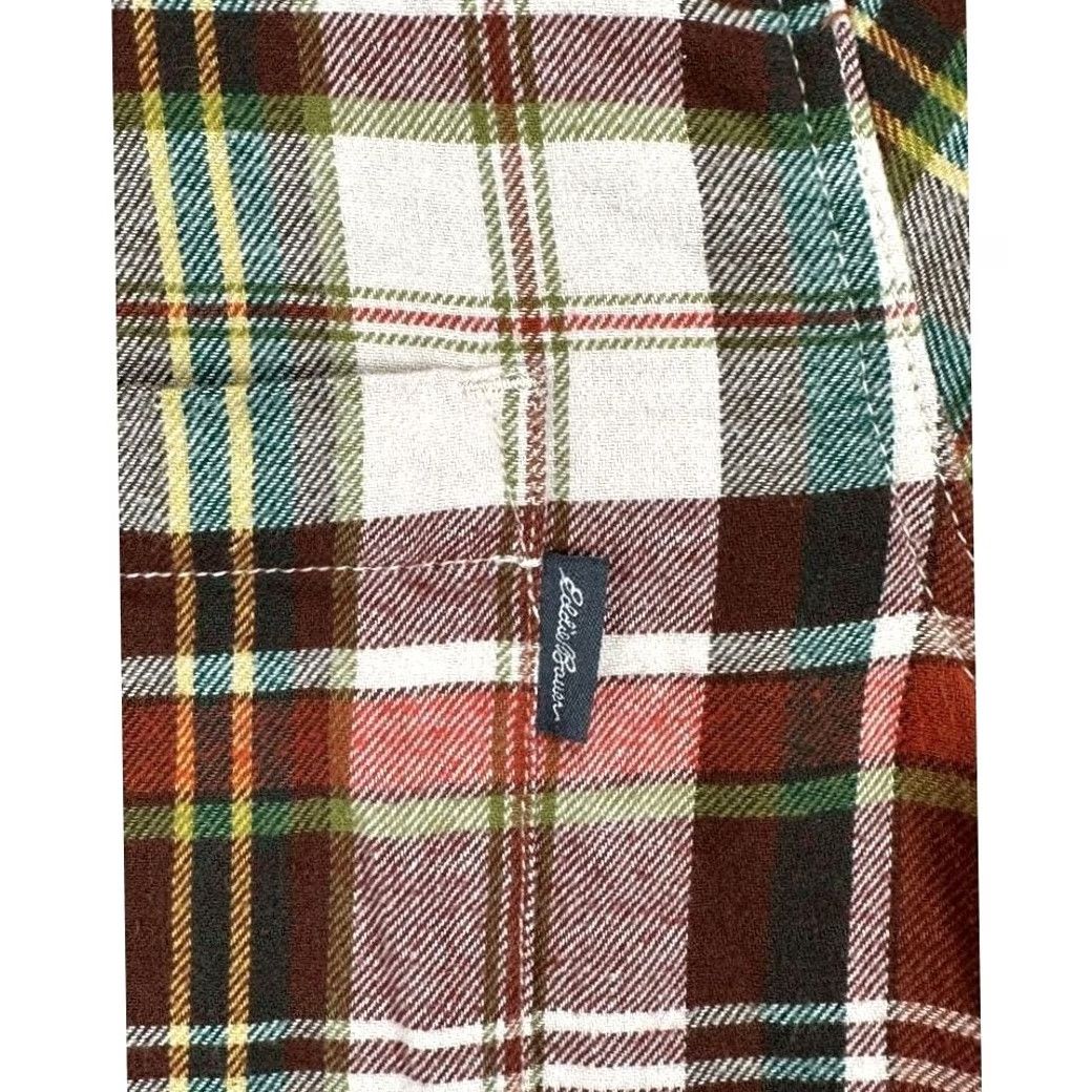 Eddie Bauer VINTAGE Eddie Bauer Shirt Mens 2XL Brown Flannel Button Up Plaid Pocket Long Sleeve EUC Size US XXL / EU 58 / 5 - 7 Thumbnail
