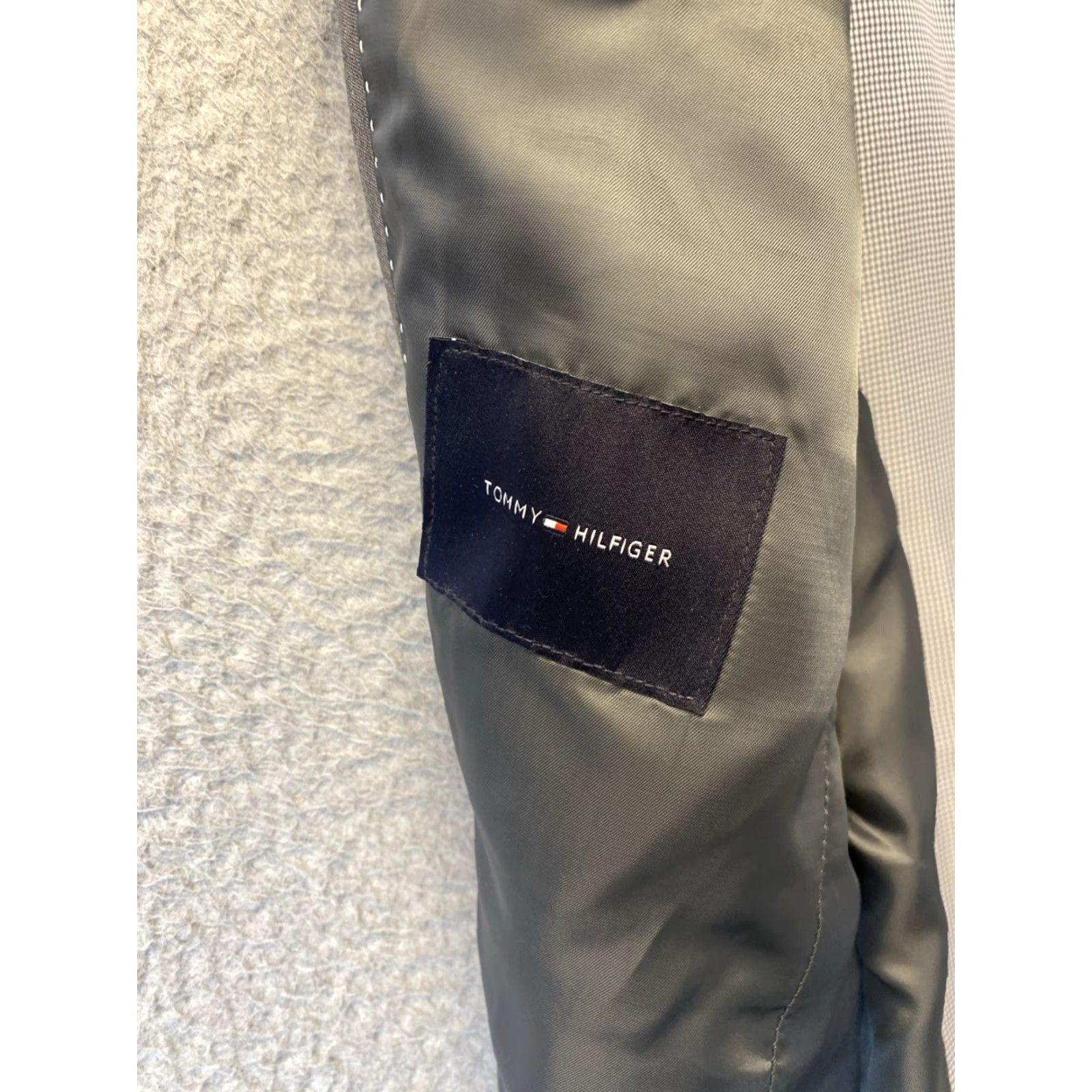 Tommy Hilfiger Tommy Hilfiger Men's Sport Coat Gray Wool Corduroy Regular Fit 42R Blazer Casual Size 42R - 7 Thumbnail