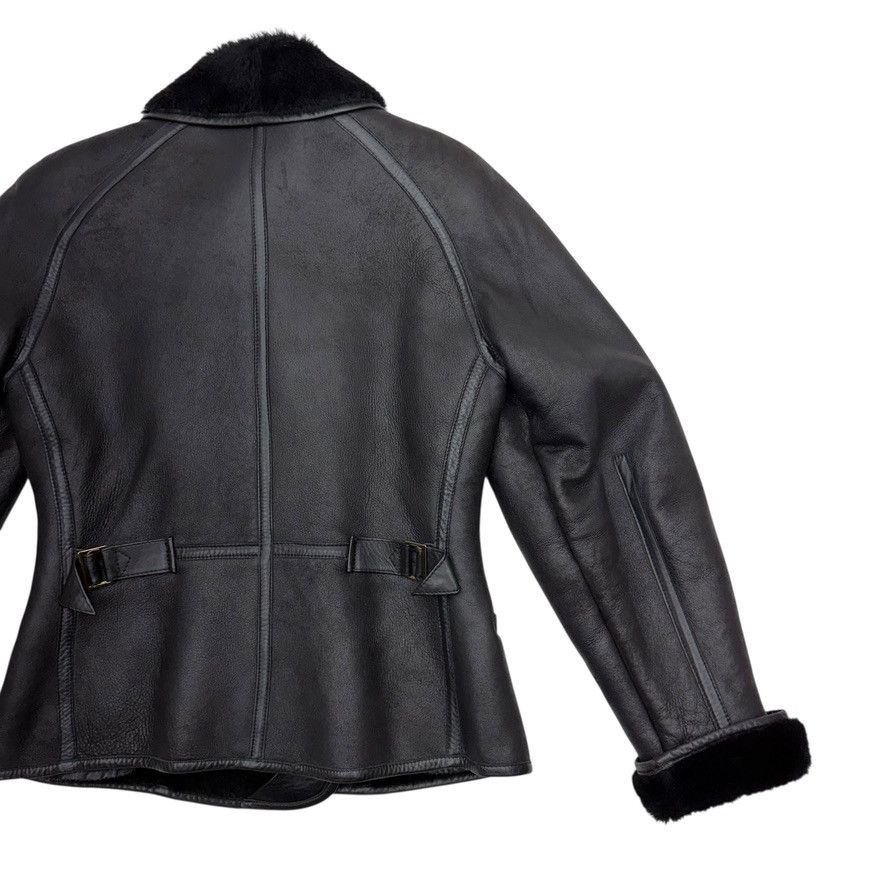 Kenzo Kenzo Black Shearling Leather Jacket Size M / US 6-8 / IT 42-44 - 15 Thumbnail