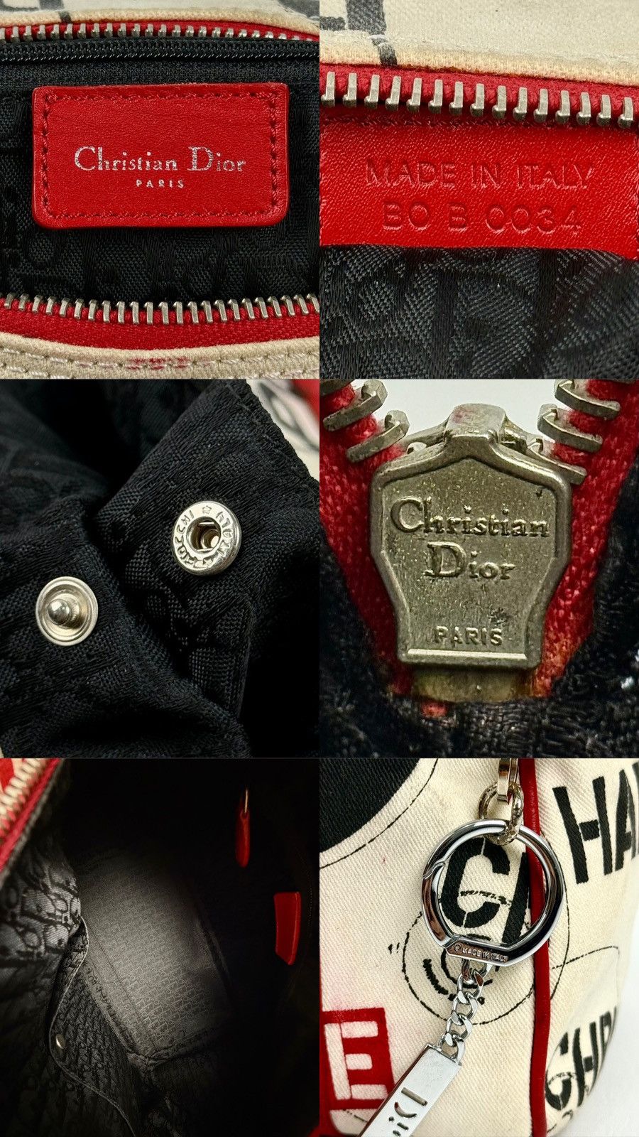 Dior × John Galliano Dior - John Galliano - SS2004 - Hardcore Pierced Boston Bag Size ONE SIZE - 20 Thumbnail