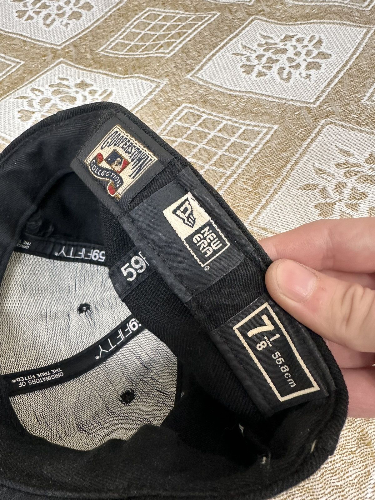 Vintage 🔥 Vintage New Era Cap Hat 7 1/8 Size ONE SIZE - 2 Thumbnail