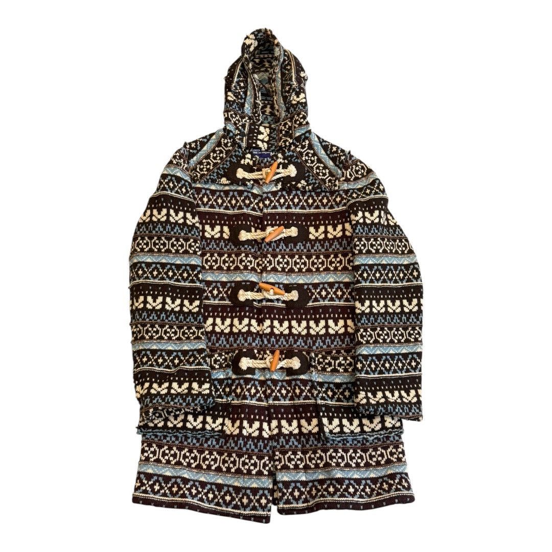 Junya Watanabe Junya Watanabe Autumn 2003 Cowichan Wool Knit Parka Size US M / EU 48-50 / 2 - 2 Thumbnail