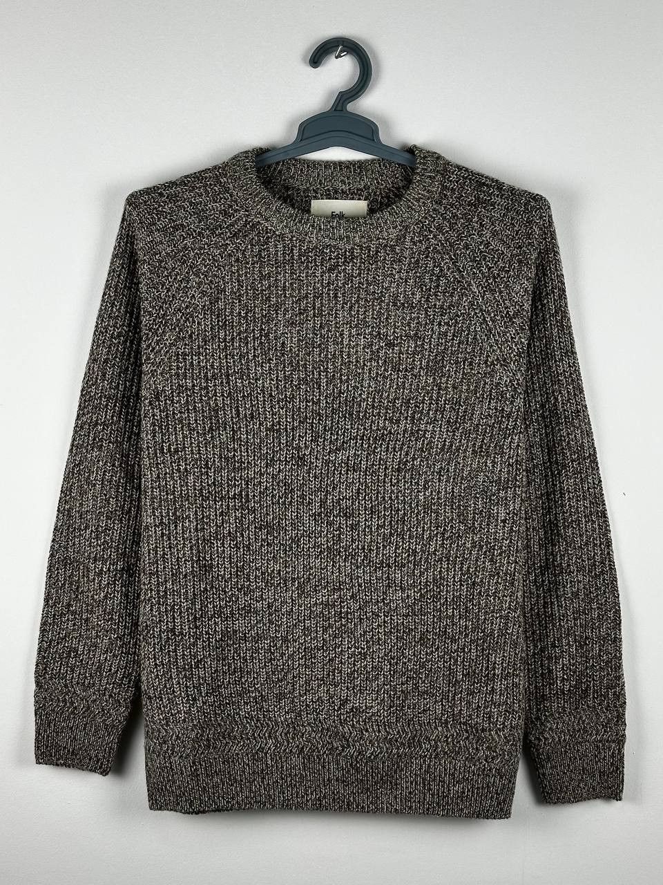 Designer × Folk Folk Wool Blend Heavy Knitted Raglan Sweater Size L Size US L / EU 52-54 / 3 - 1 Thumbnail