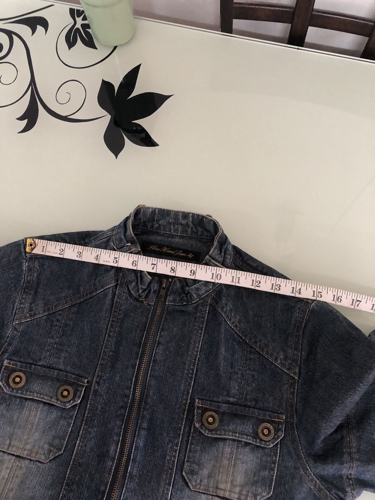 Seditionaries Vintage Slow Hand Jam Denim Jacket Size XS / US 0-2 / IT 36-38 - 19 Thumbnail