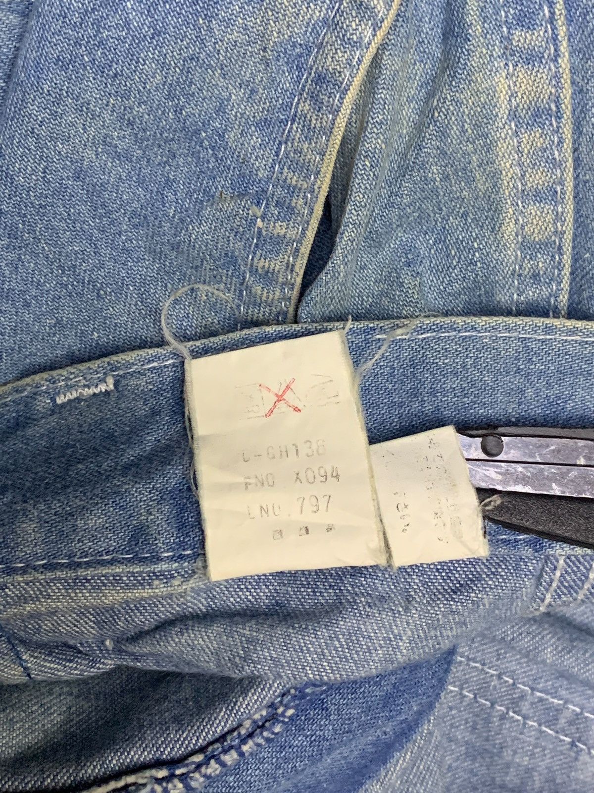 Japanese Brand Vintage Japanese Brand Mud Wash Carpenter Baggy Jeans Size 27" / US 4 / IT 40 - 10 Thumbnail