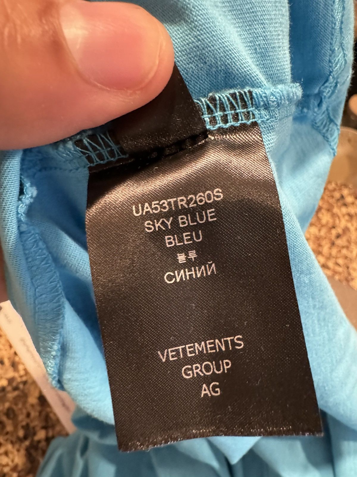 Vetements Vetements The Gvasalias T-Shirt Size US M / EU 48-50 / 2 - 10 Thumbnail