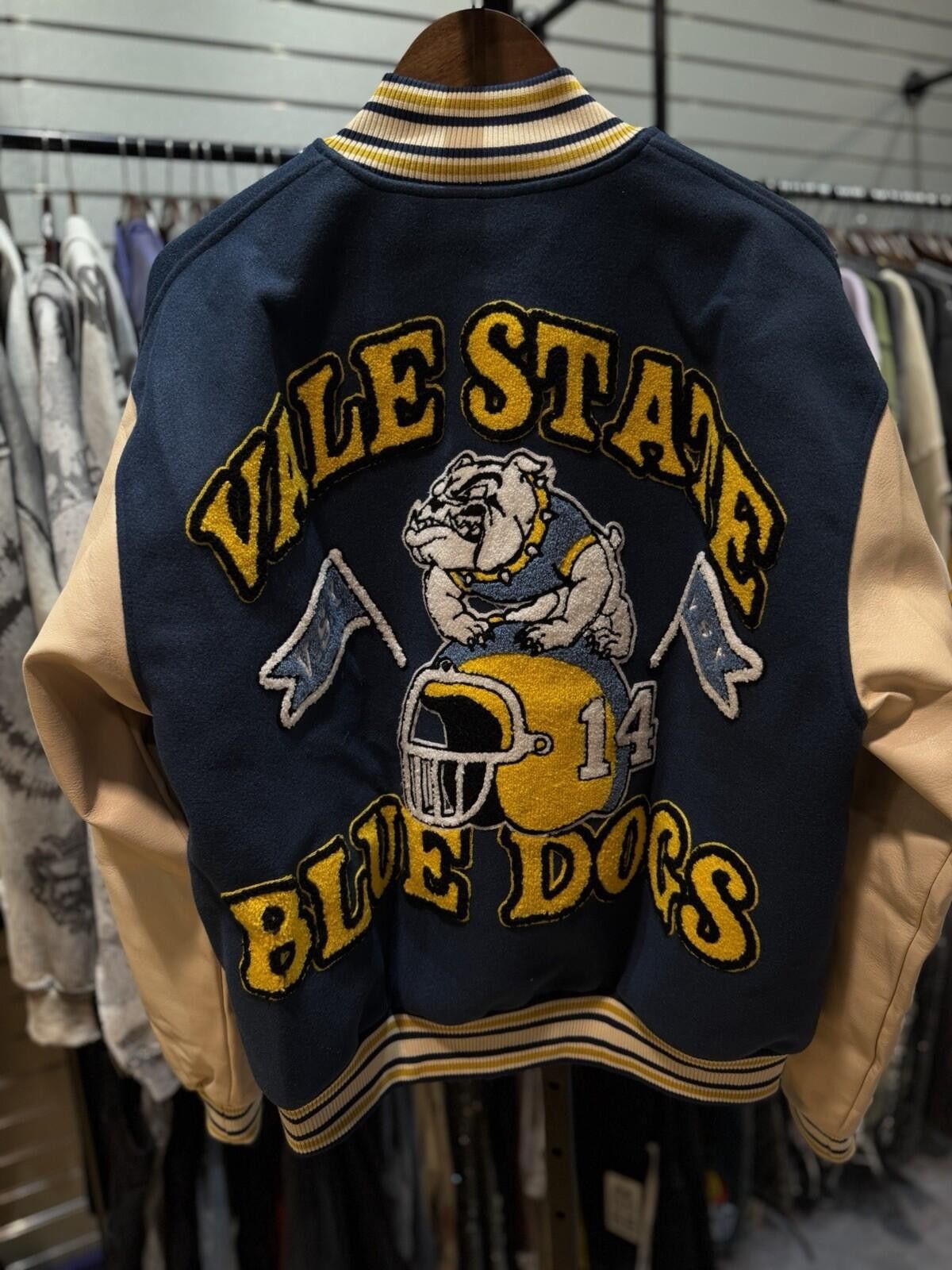 Vale ValeLives Valley Leather Jacket Blue Rare Release Size XXL Size US XXL / EU 58 / 5 - 3 Thumbnail