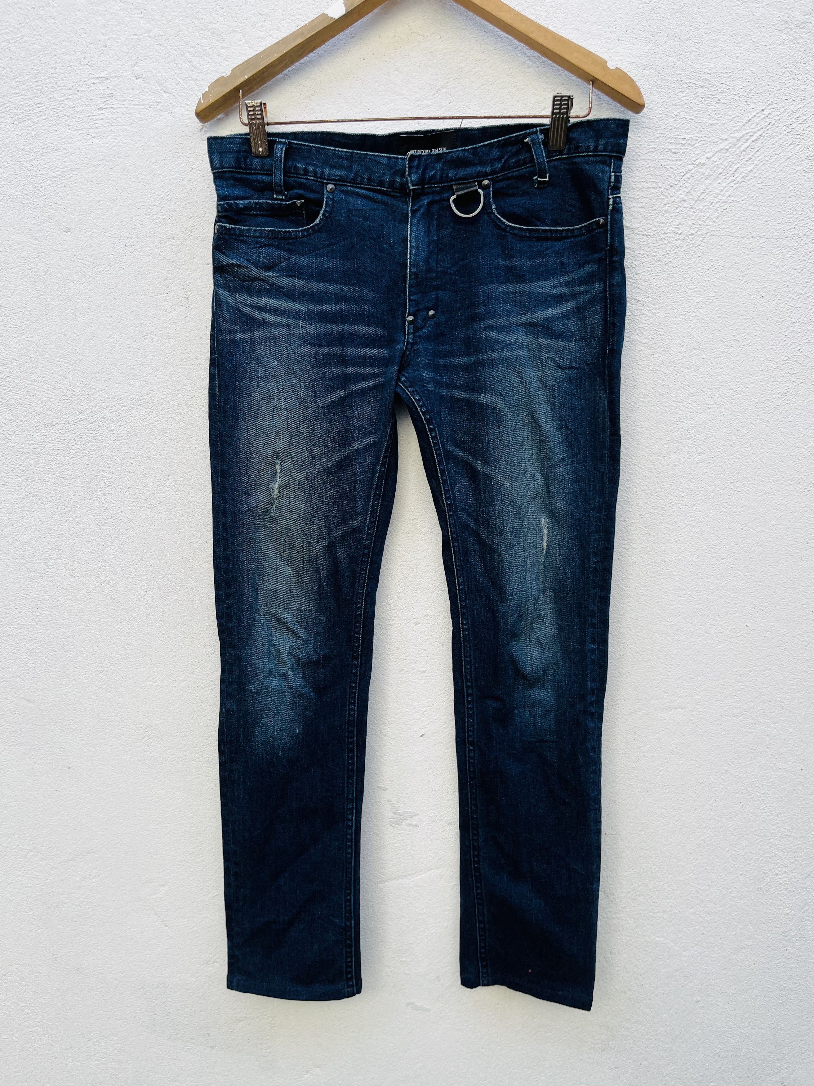 image of Vintage Diet Butcher Slim Skin Japanese Designer Fashion in Dark Blue, Men's (Size 32)