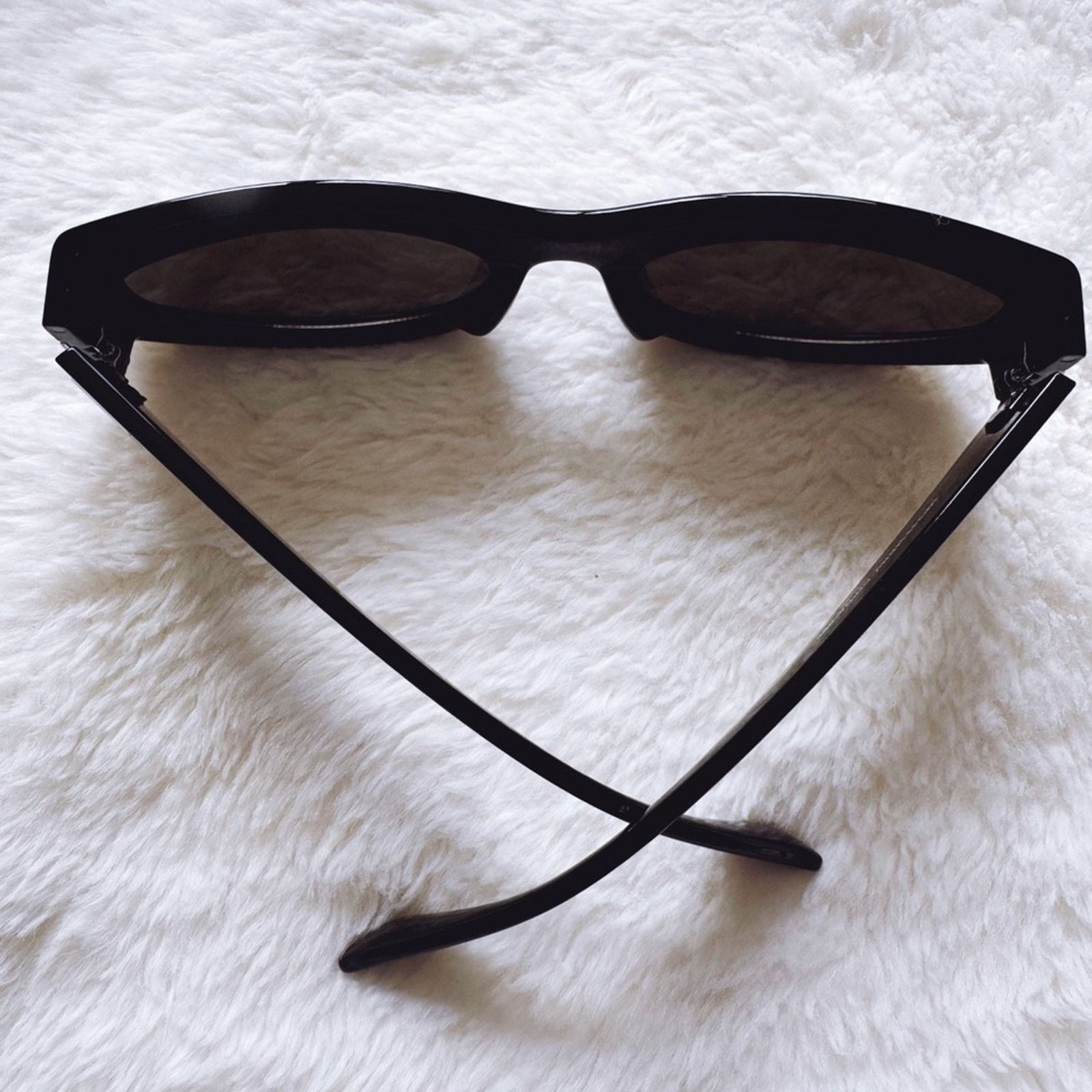 Other Francis Mirrored Black Cat-Eye Sunglasses Size ONE SIZE - 13 Thumbnail