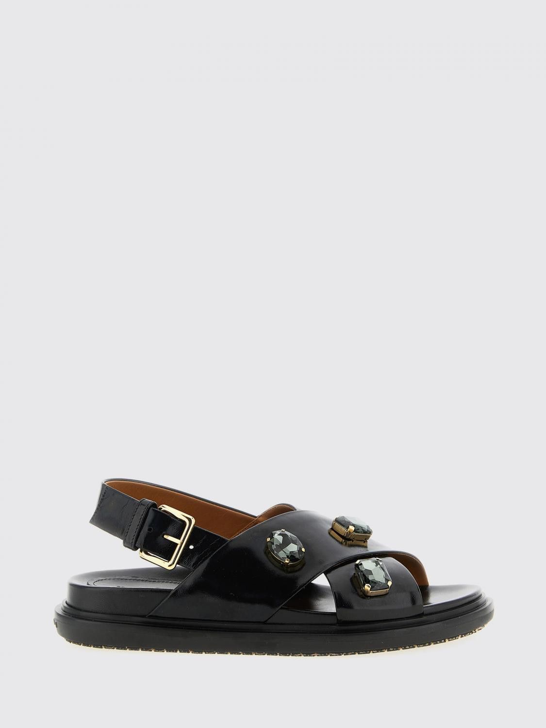 Marni Marni Heeled Sandal Woman Black Size US 5 / IT 35 - 1 Thumbnail