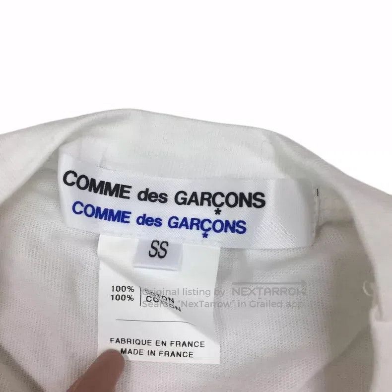 Comme des Garcons Comme des Garcons Folding embossed classic T-shirt Size XS / US 0-2 / IT 36-38 - 4 Thumbnail