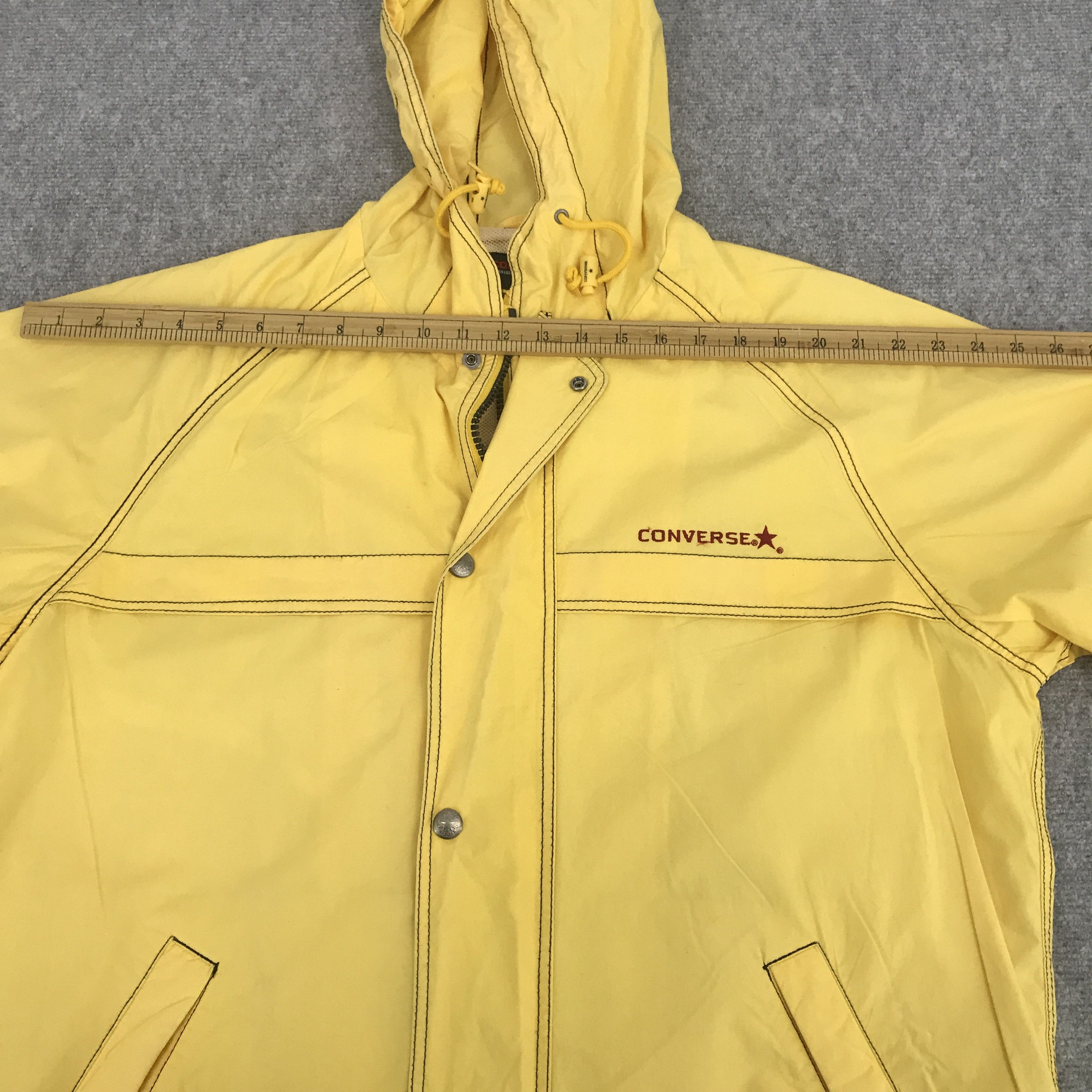 Converse × Japanese Brand Rare Converse Zipper Jacket Hoodie Size US M / EU 48-50 / 2 - 5 Thumbnail