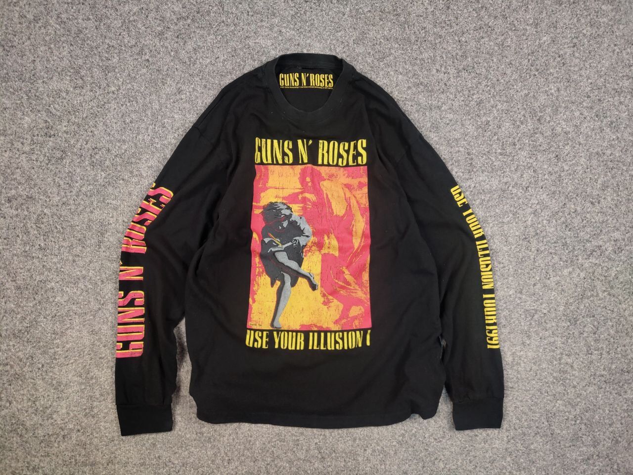 Band Tees Guns N Roses use your illusion i Long Sleeve Logo Vintage Size US M / EU 48-50 / 2 - 12 Thumbnail