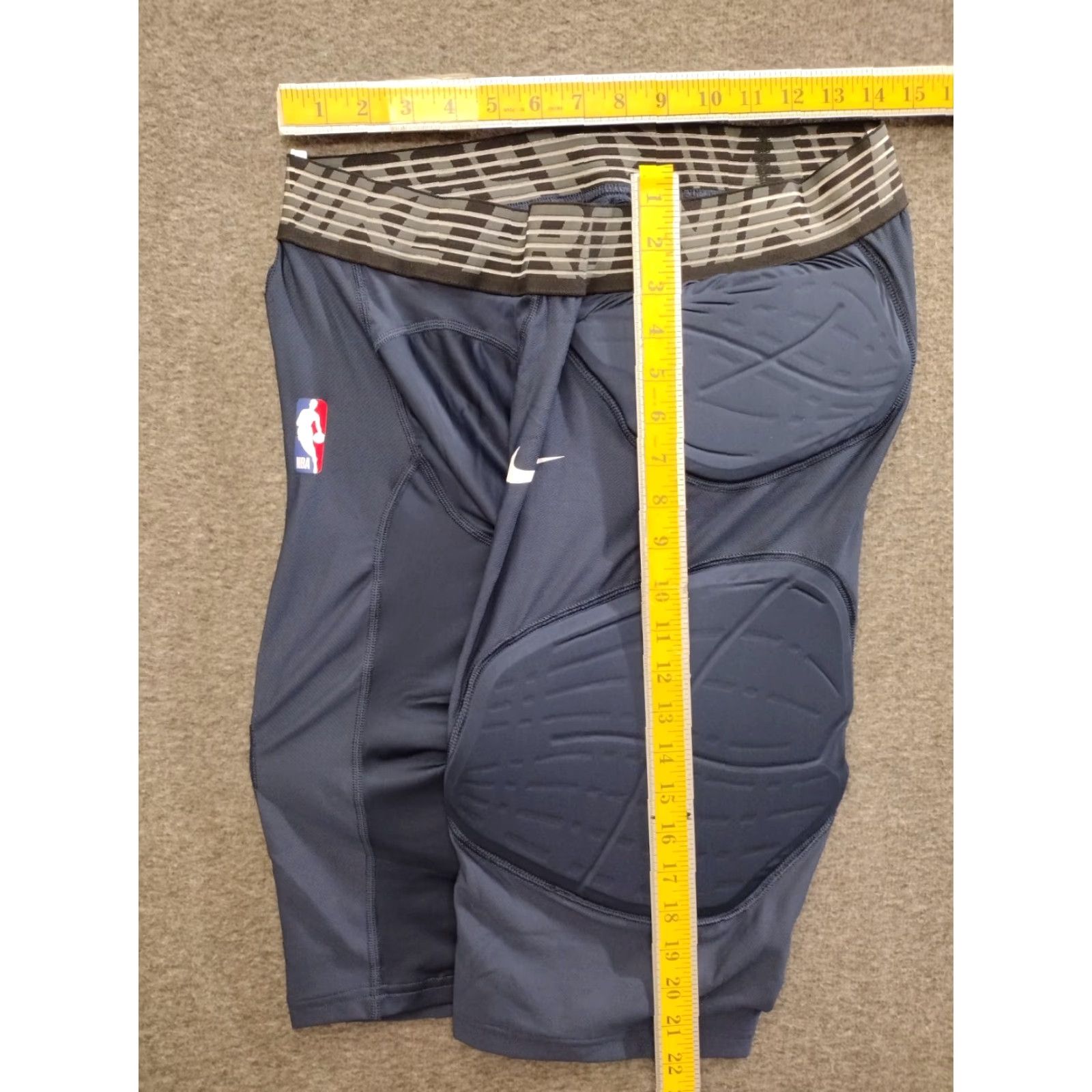 Nike Nike Pro Hyperstrong NBA Compression Shorts 2XL Blue Padded Athletic Mens Basketball Shor ts Size US 39 - 4 Thumbnail