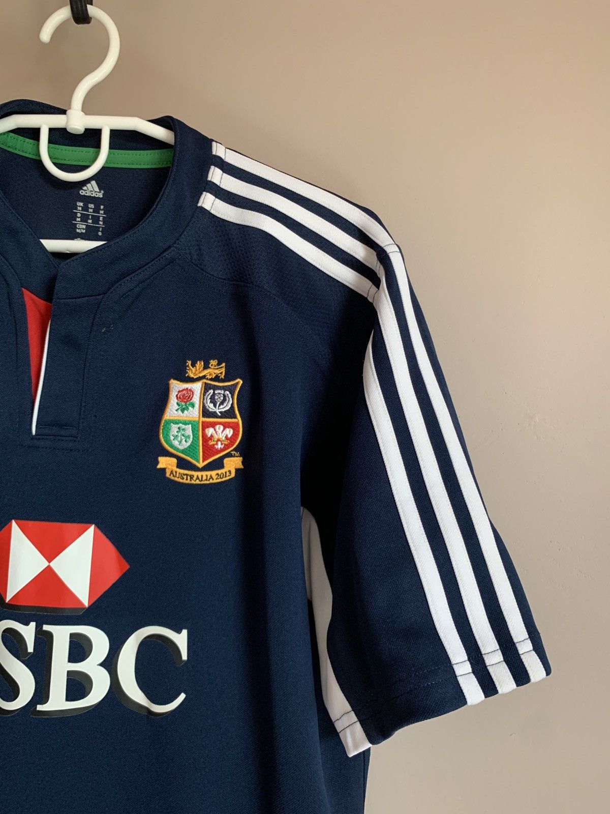 Adidas British and Irish Lions 2013 Rugby Union Shirt Adidas Jersey Size US M / EU 48-50 / 2 - 4 Thumbnail