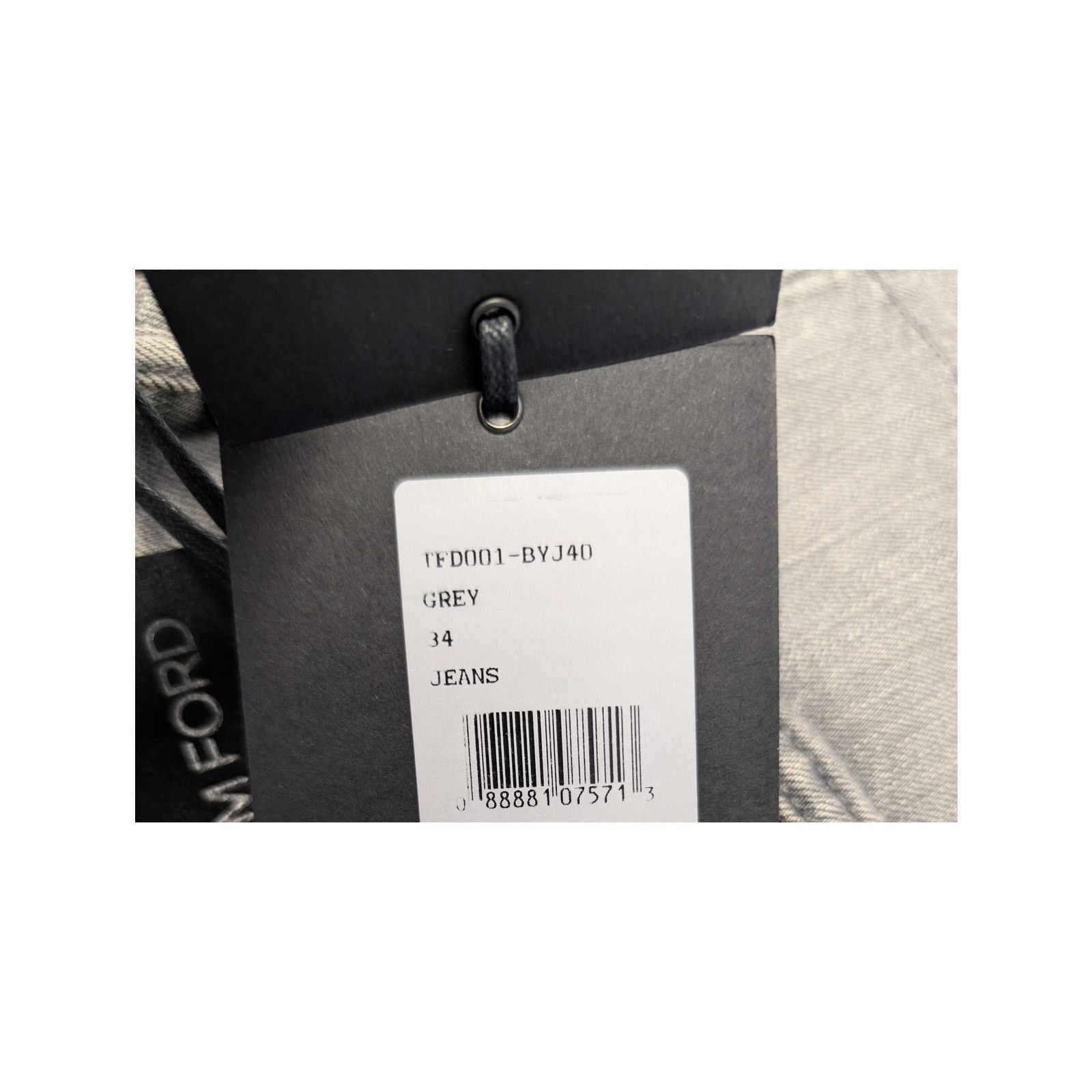Tom Ford o1rshd1 Q:3 / Slim Denim Jeans in Grey Size US 34 / EU 50 - 22 Thumbnail
