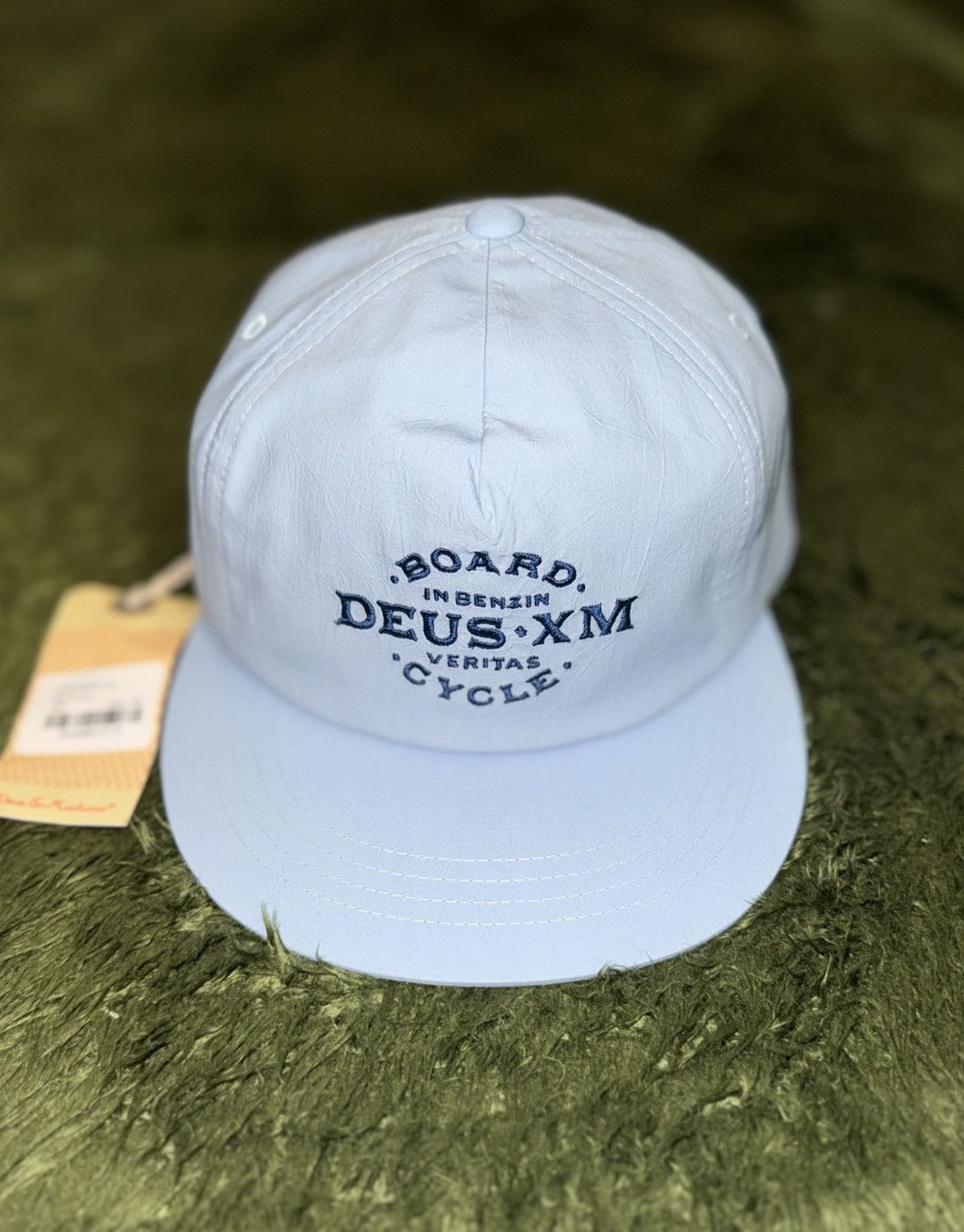 Deus Ex Machina Deus Ex Machina Board & Cycle Embroidered Logo Cap Blue Size ONE SIZE - 1 Thumbnail