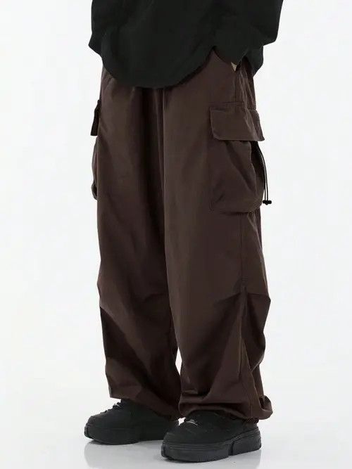 Japanese Brand Parachute Multi-Pocket Sweatpants Gorpcore Cargo Size US 32 / EU 48 - 4 Thumbnail