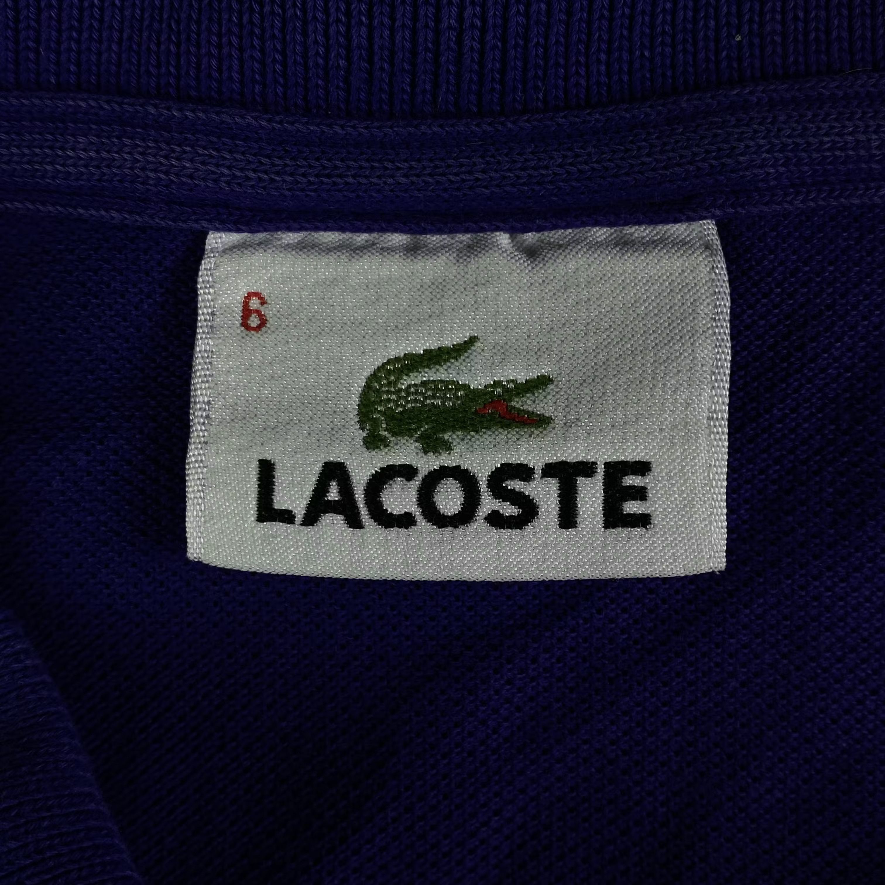 Lacoste × Vintage Mens Polo T Shirt Lacoste Vintage Size 6/XL Size US XL / EU 56 / 4 - 4 Thumbnail