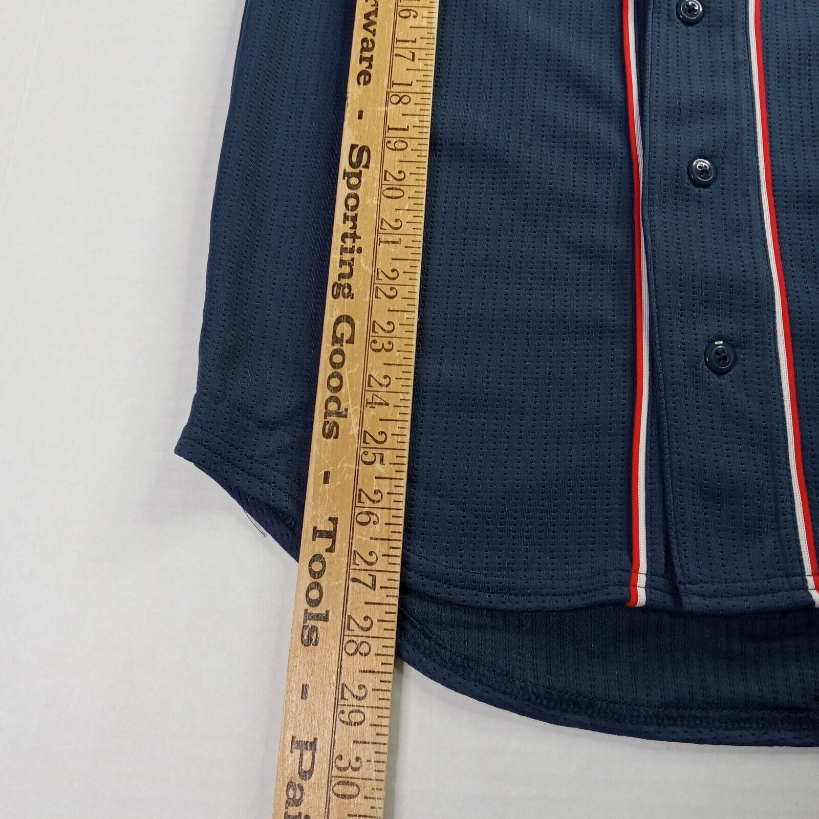 & Other Stories Atlanta Braves Jersey Mens S Small Blue True Fan Embroidered Size US S / EU 44-46 / 1 - 6 Thumbnail