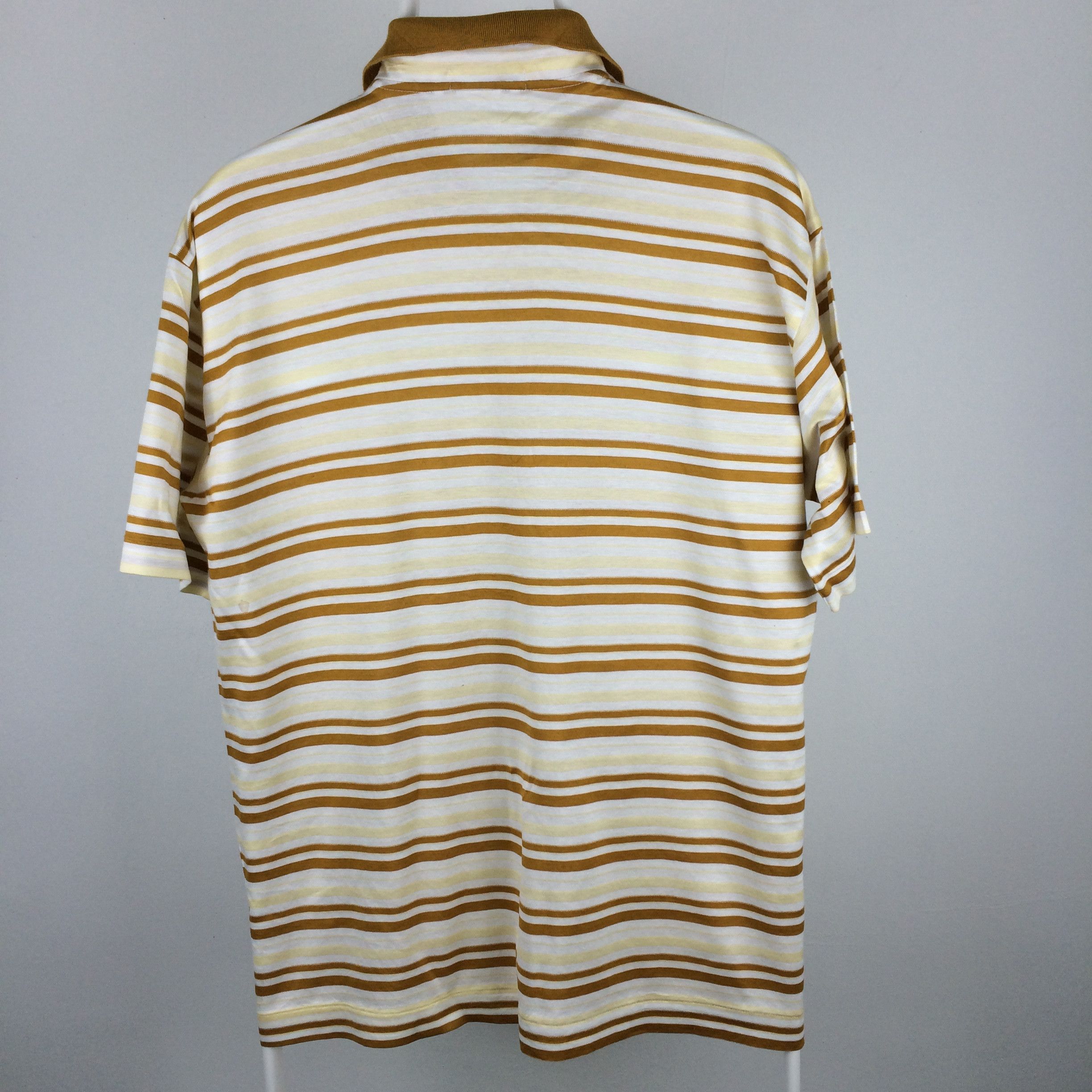 Vintage × Yves Saint Laurent G16 YVES SAINT LAURENT VINTAGE STRIPED POLO SHIRT Size US L / EU 52-54 / 3 - 4 Thumbnail
