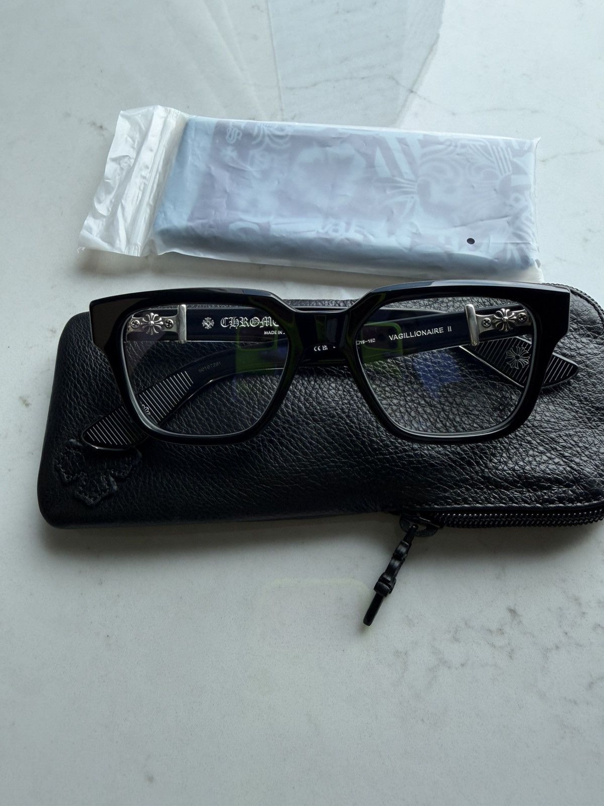 Chrome Hearts Chrome Hearts Beef Tomato Glasses | Grailed