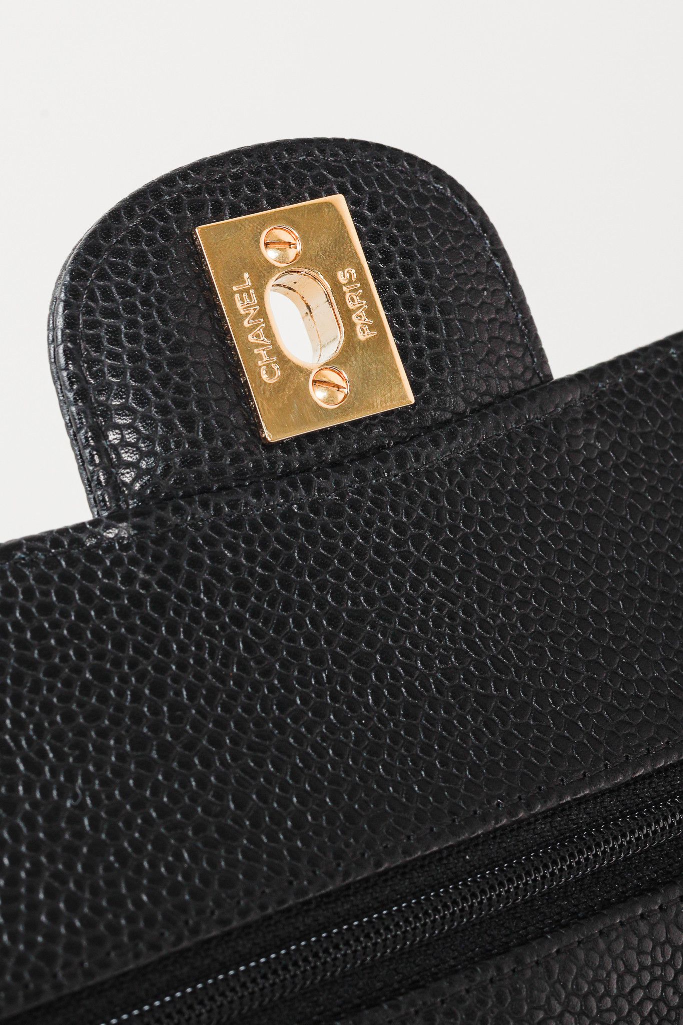Chanel Chanel Small Black Caviar Classic Double Flap Bag Size ONE SIZE - 12 Thumbnail