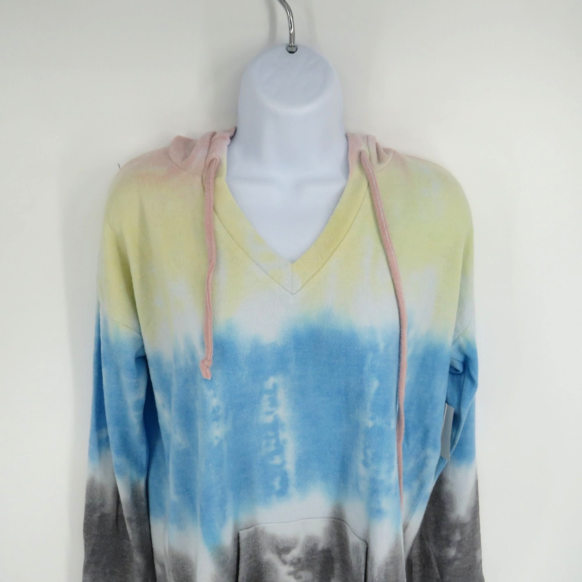 Other Theo & Spence Tie-Dye Hooded Sweatshirt V-Neck Pullover Medi Size M / US 6-8 / IT 42-44 - 3 Thumbnail