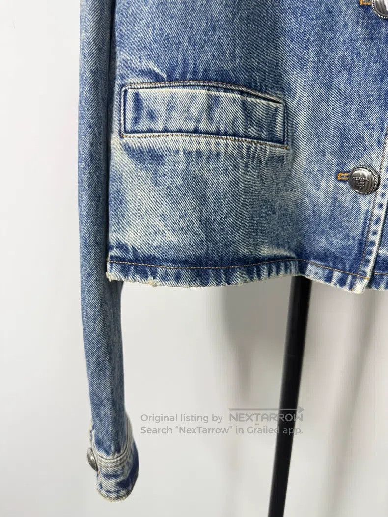 Prada Prada Round-neck denim jacket Size XXS / US 00 / IT 34 - 5 Thumbnail